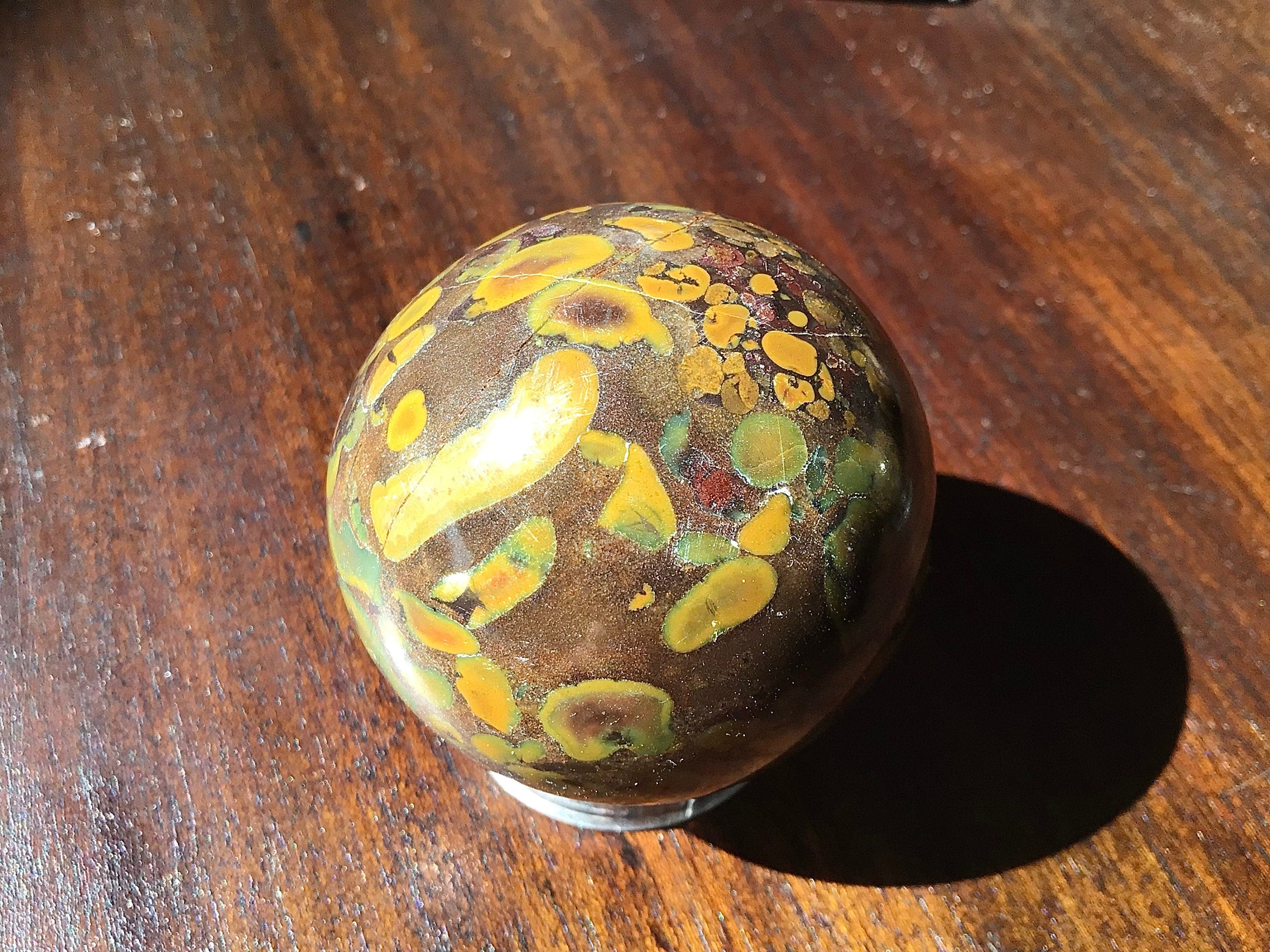 192g Fruit Jasper Sphere E