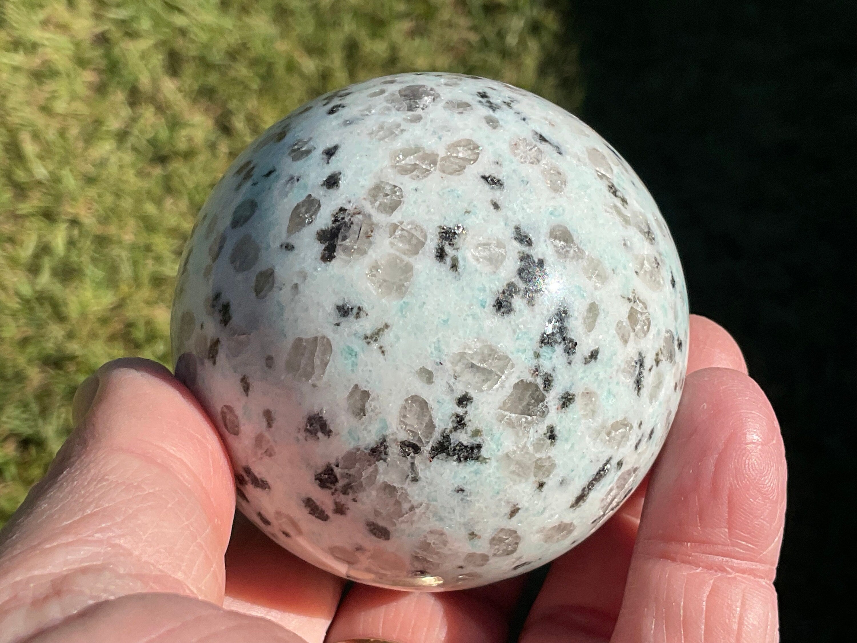 334g “Kiwi Jasper” Sphere 1B