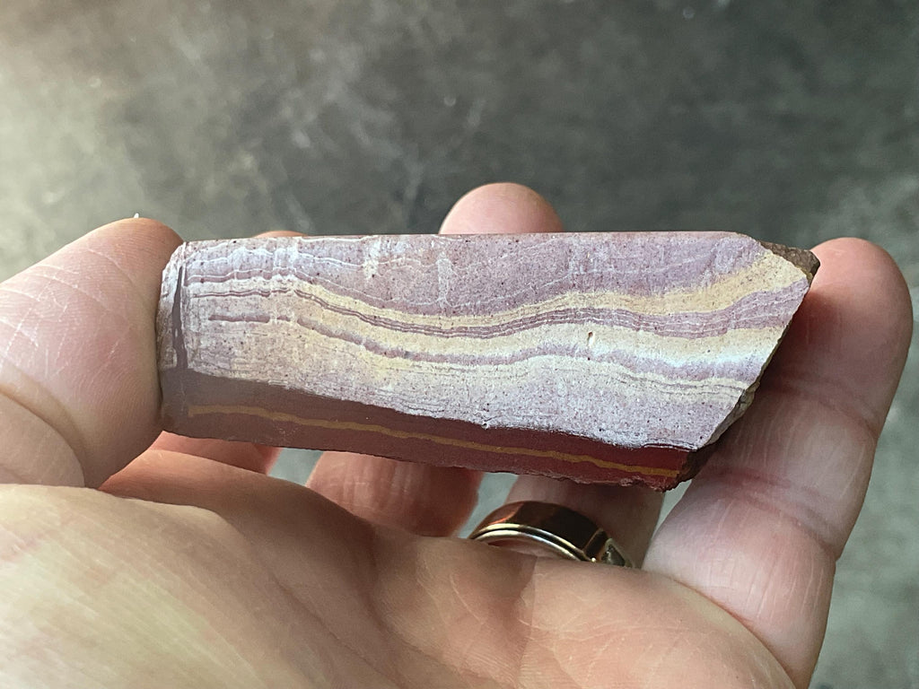 128g Matte Polished (one side) Siltstone from Fingal Tiers, Tasmania