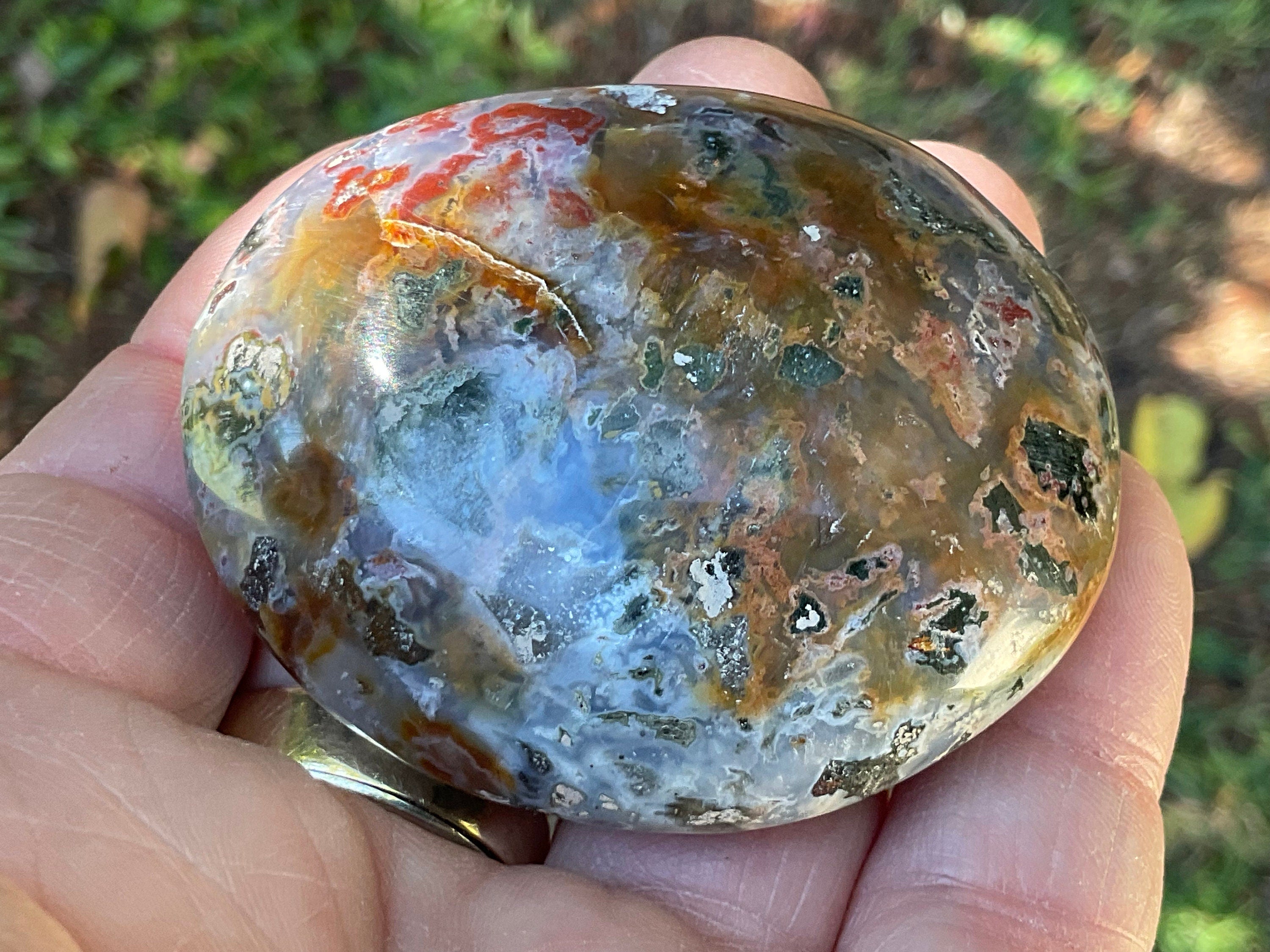 108g Ocean Jasper/Opal Palmstone 10C