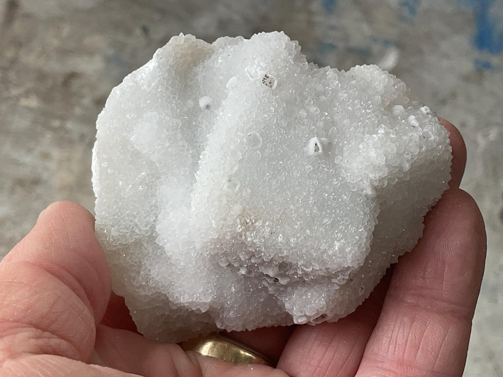 RESERVED FOR MEREDITH ** 184g Chinese Druzy Quartz Fluorite Specimen 1A