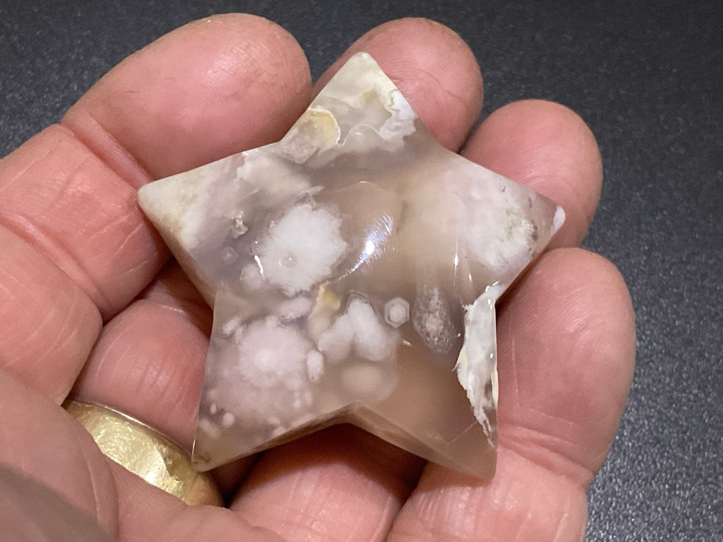 36g Flower Agate Star 4B