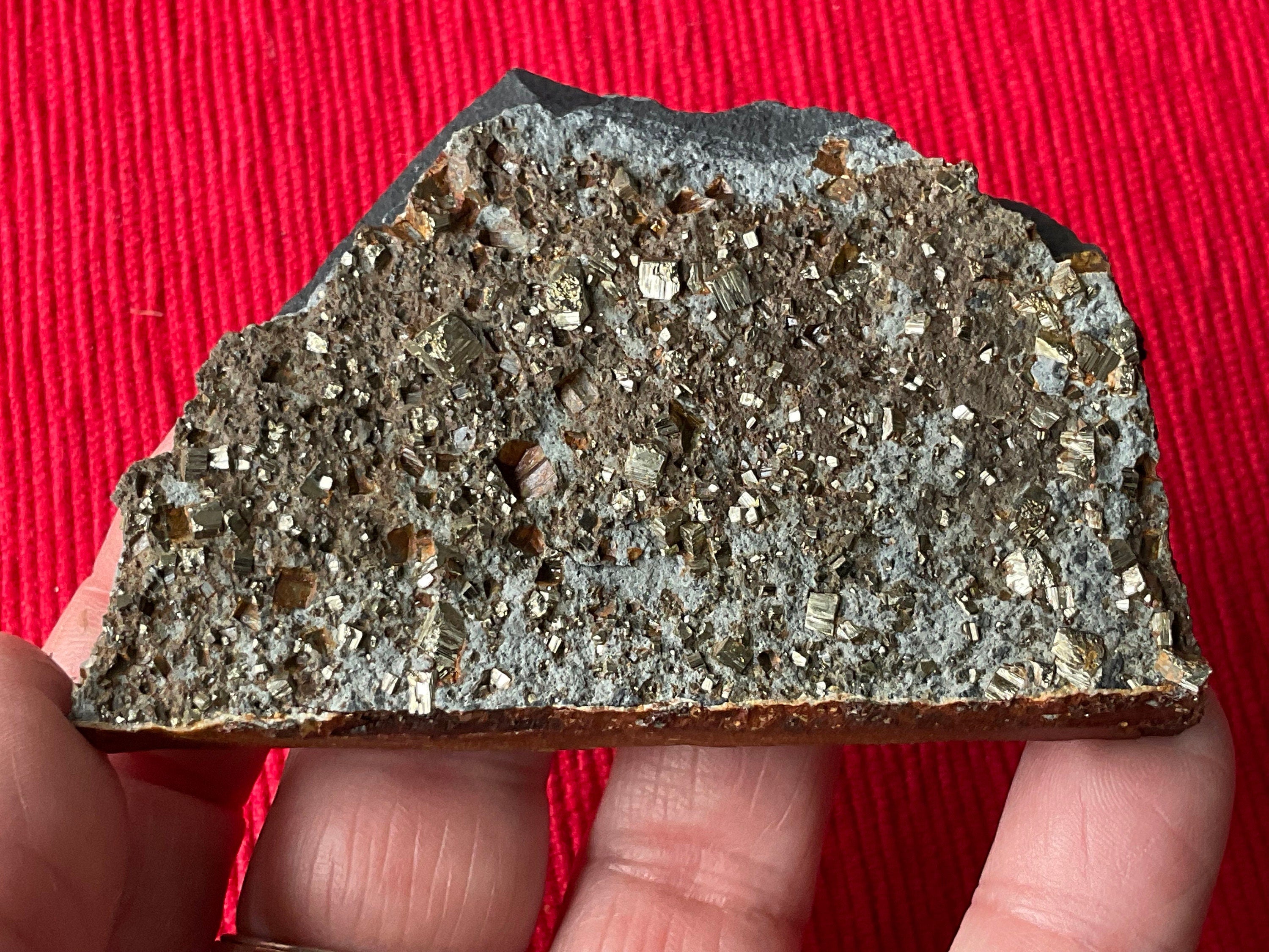 100g Tasmanian Cubic Pyrite Specimen 2C