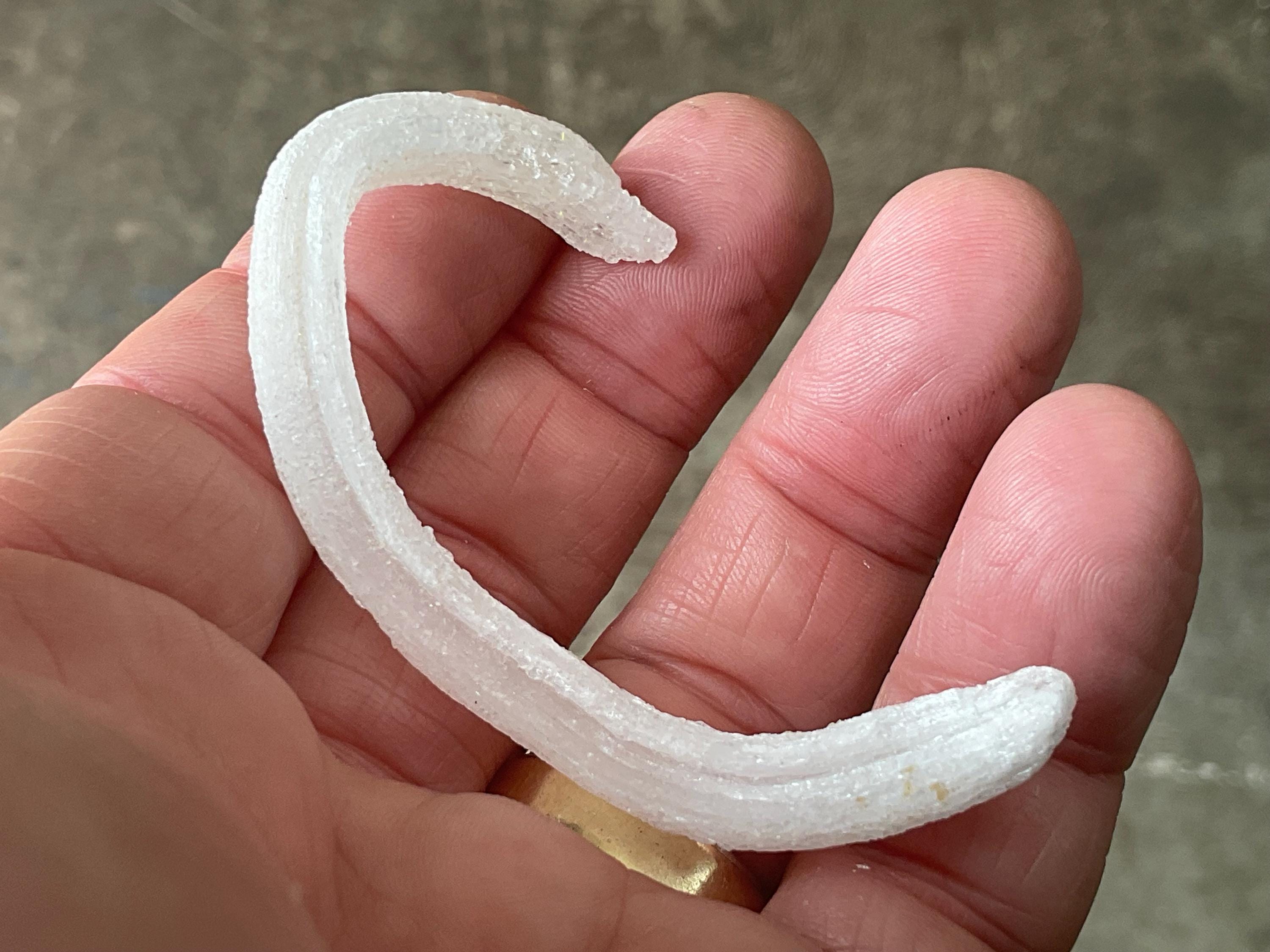 8g Rams Horn Selenite Specimen 3A