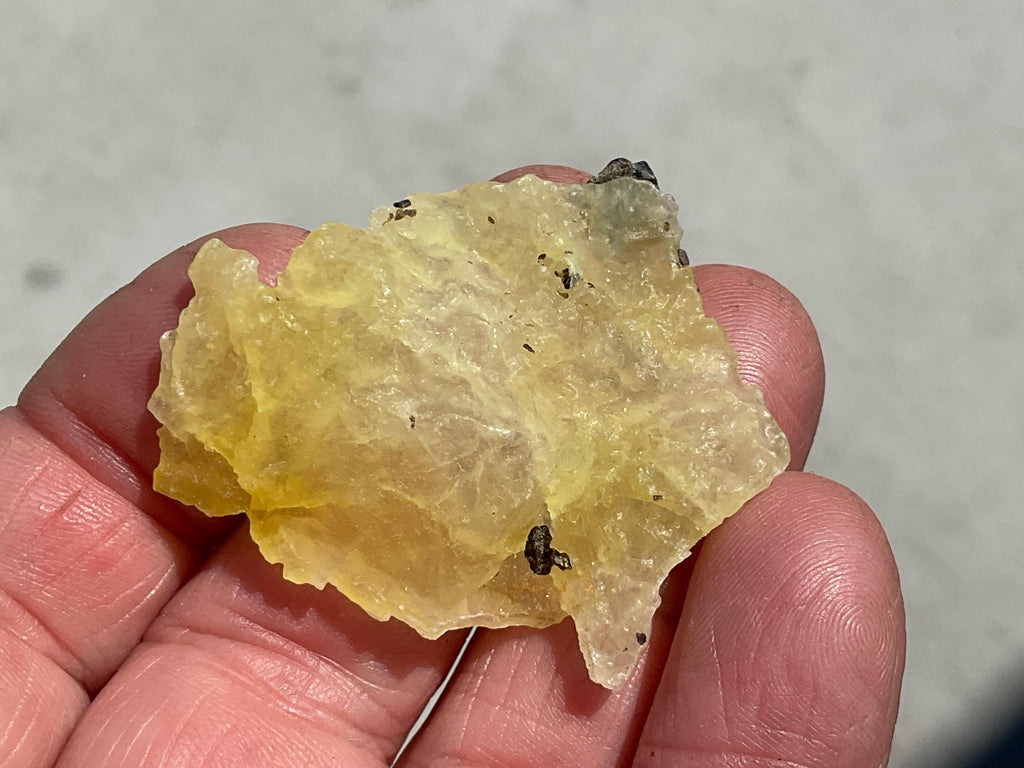 6g Pakistan Yellow Brucite Specimen 3A