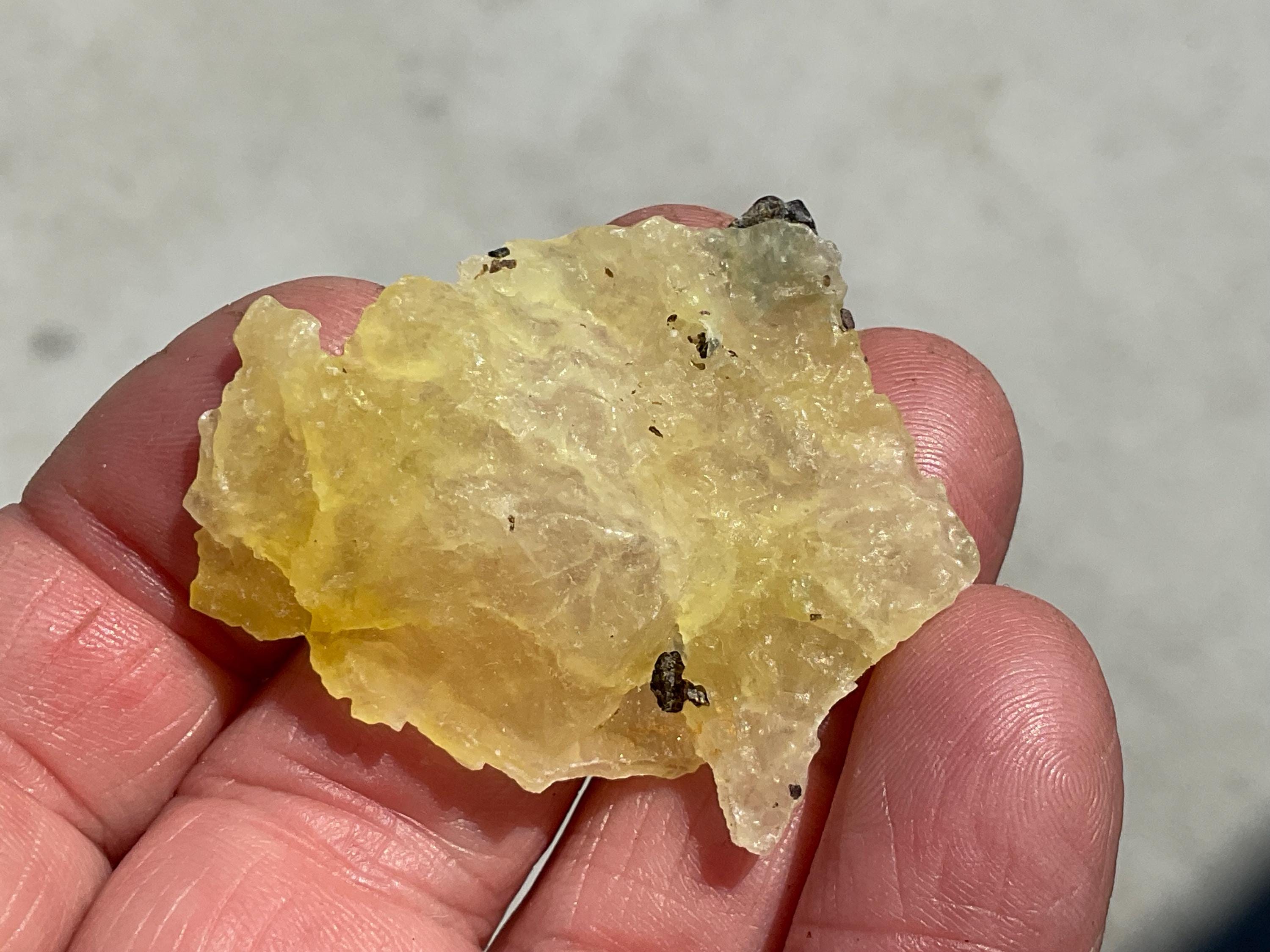 6g Pakistan Yellow Brucite Specimen 3A