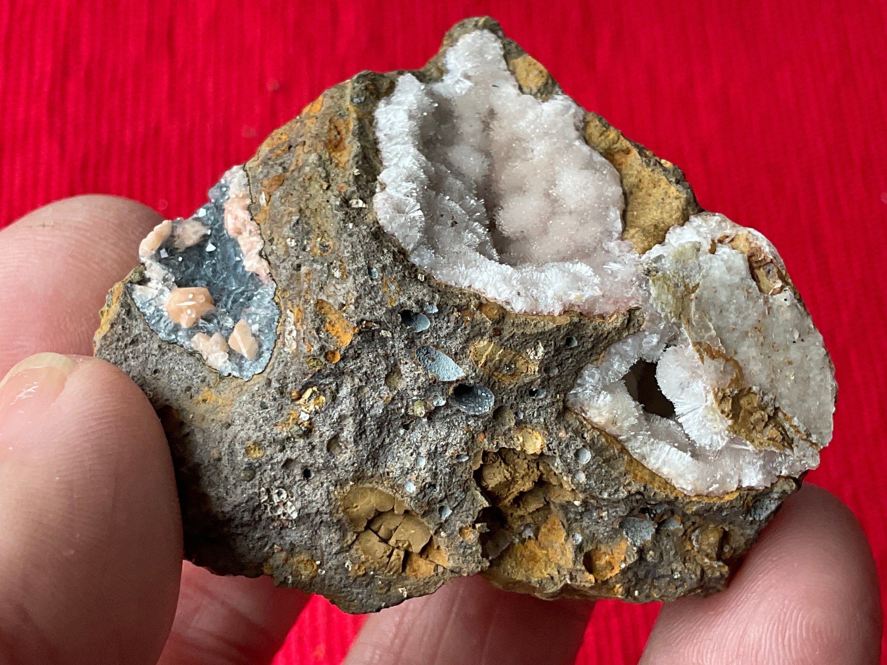 50g Pink Natrolite with Analcime Specimen B