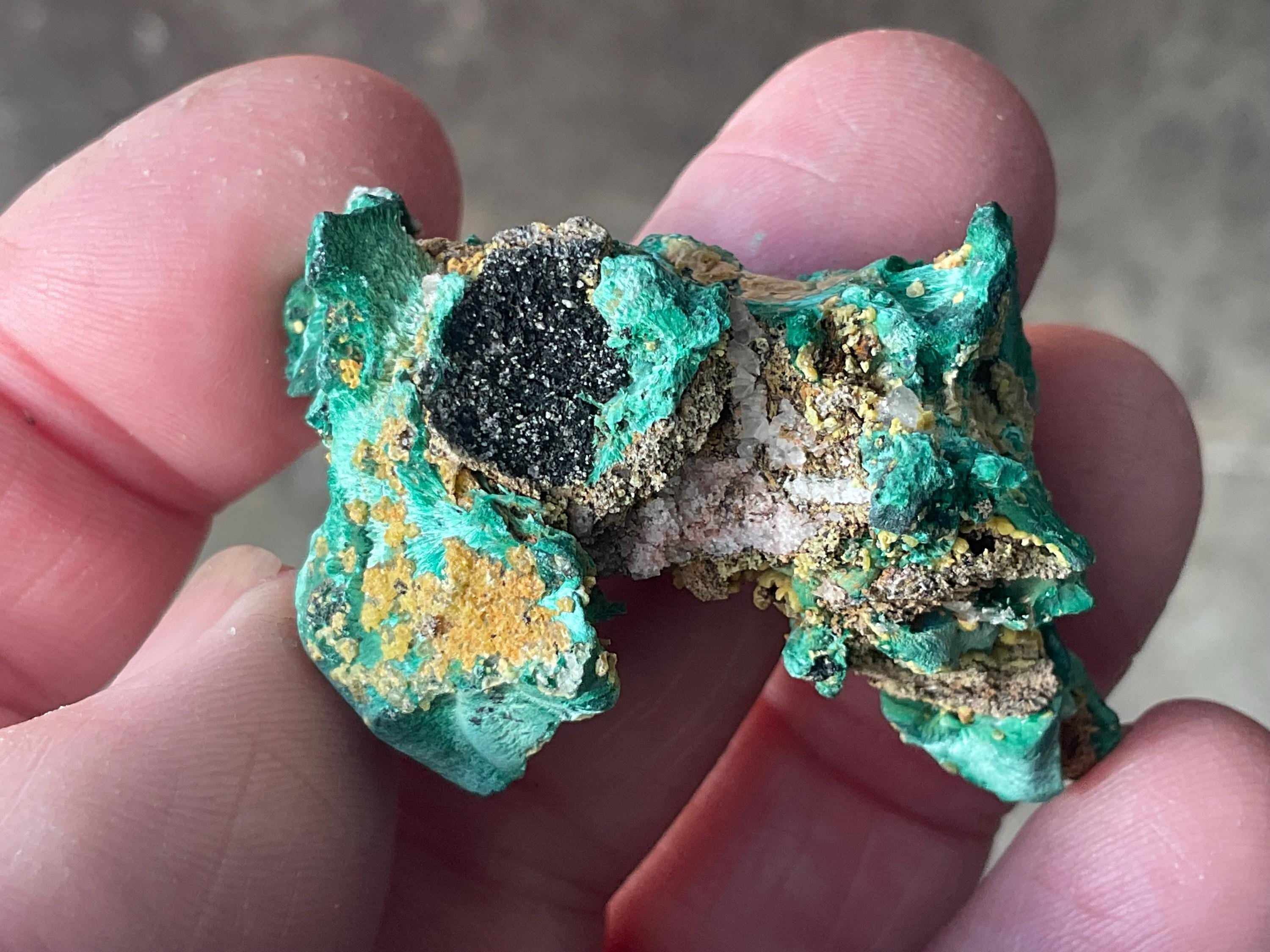 30g Australian Malachite, Cerussite and Pyromorphite Specimen 7B from Rum Jungle