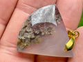 7g Moss Agate/Garden Quartz Pendant D