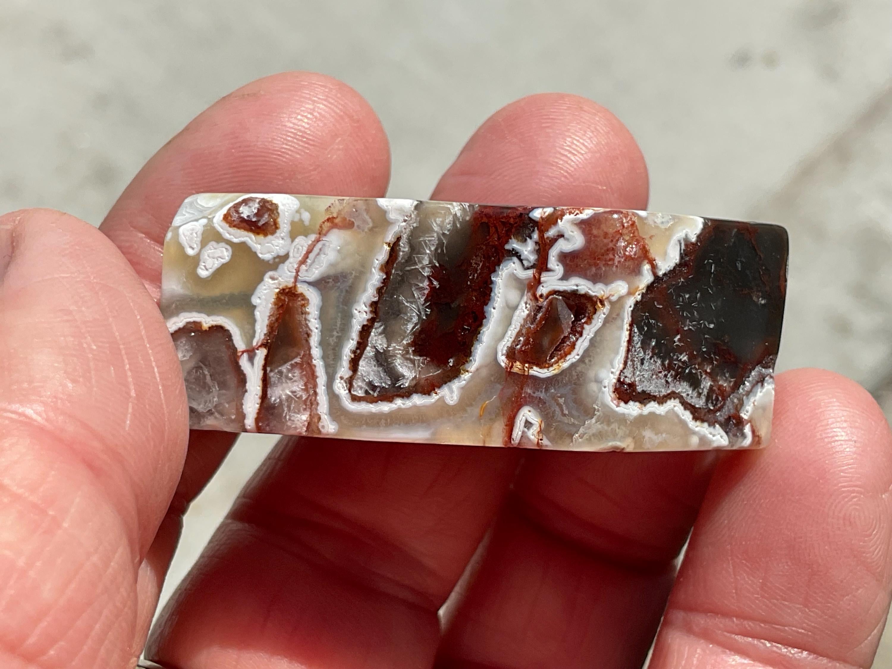 40g Mexican Crazy Lace Agate Freeform 10A