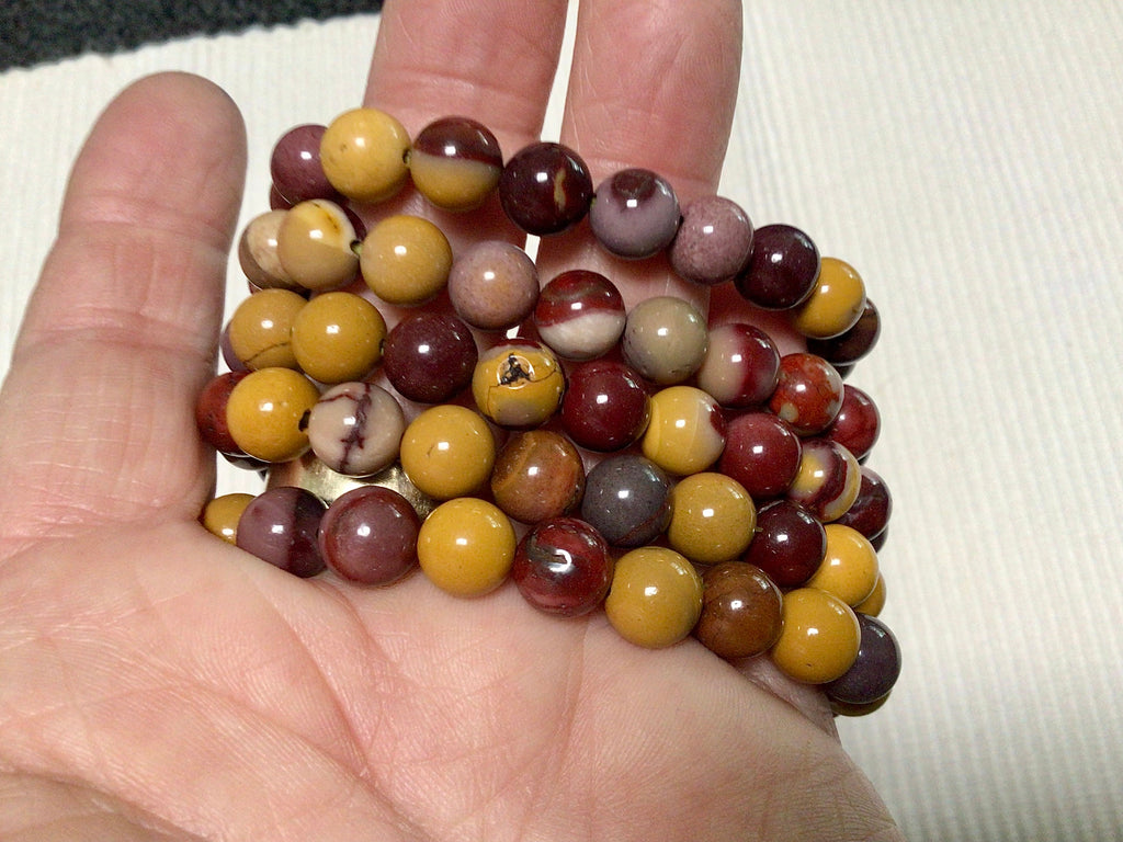 Mookaite 8mm Bead Bracelet
