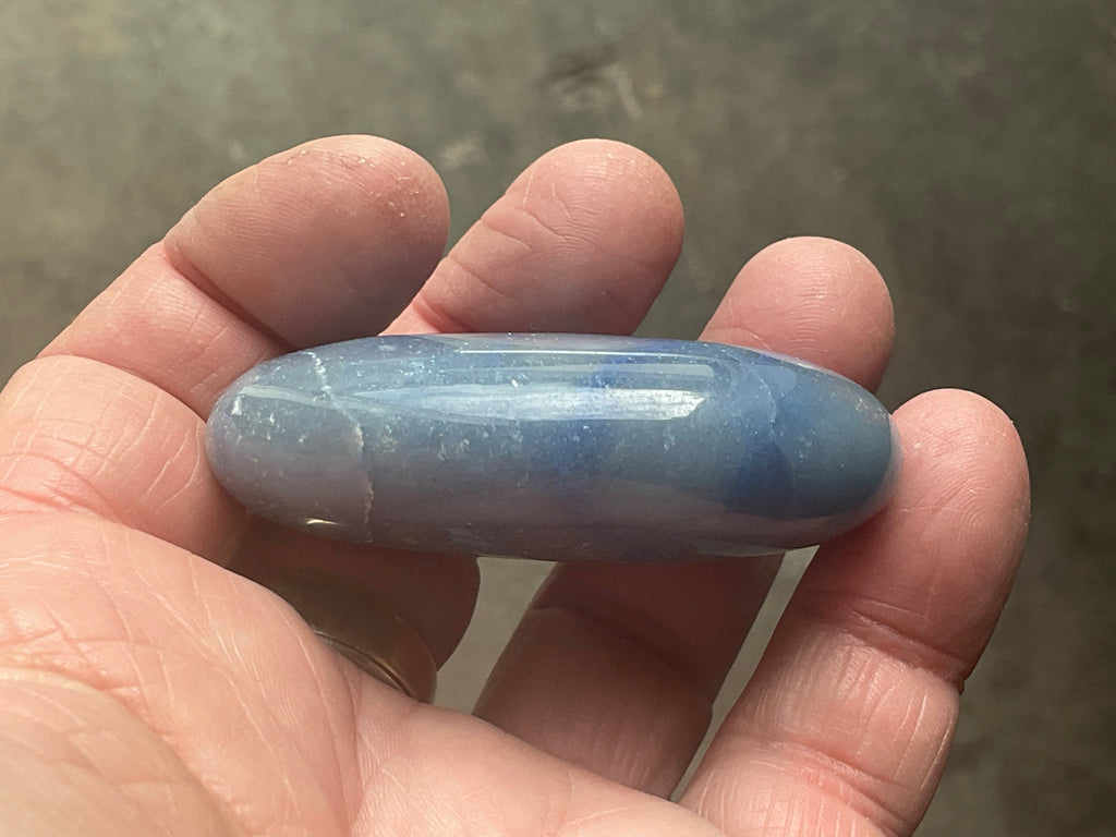 74g “Blue Vein Quartz” Palmstone