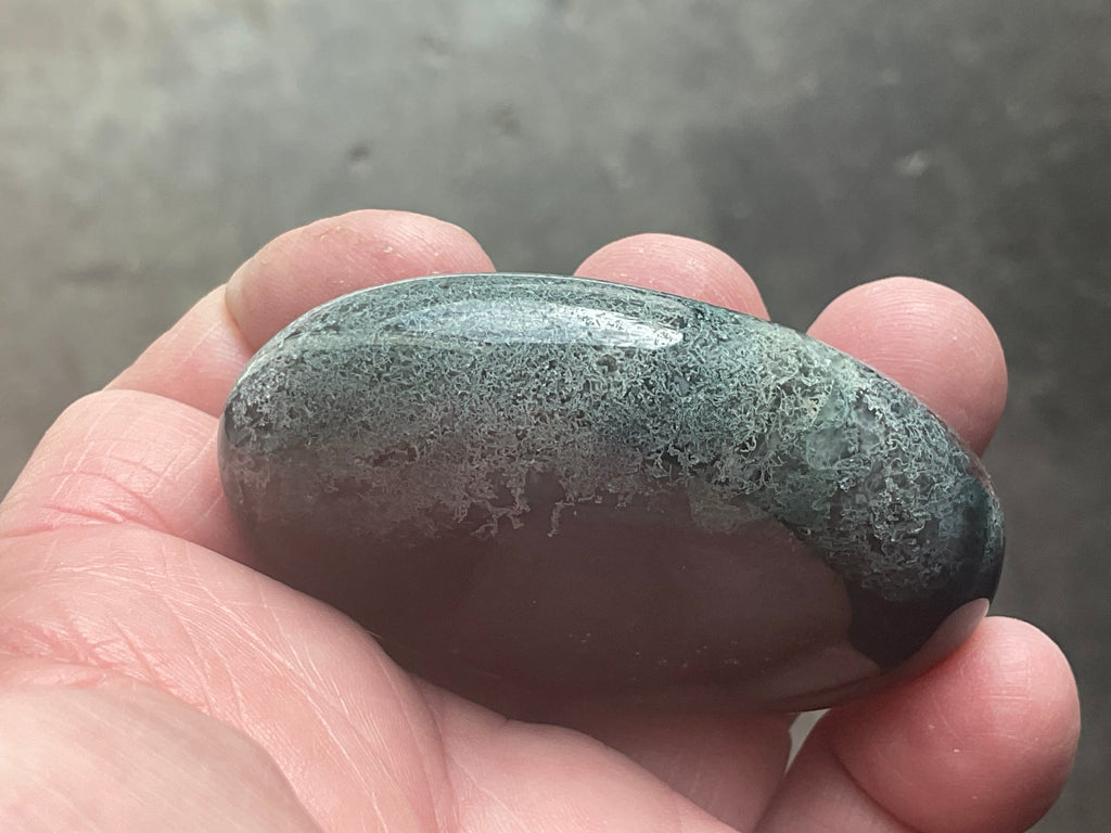 76g Moss Agate Palmstone