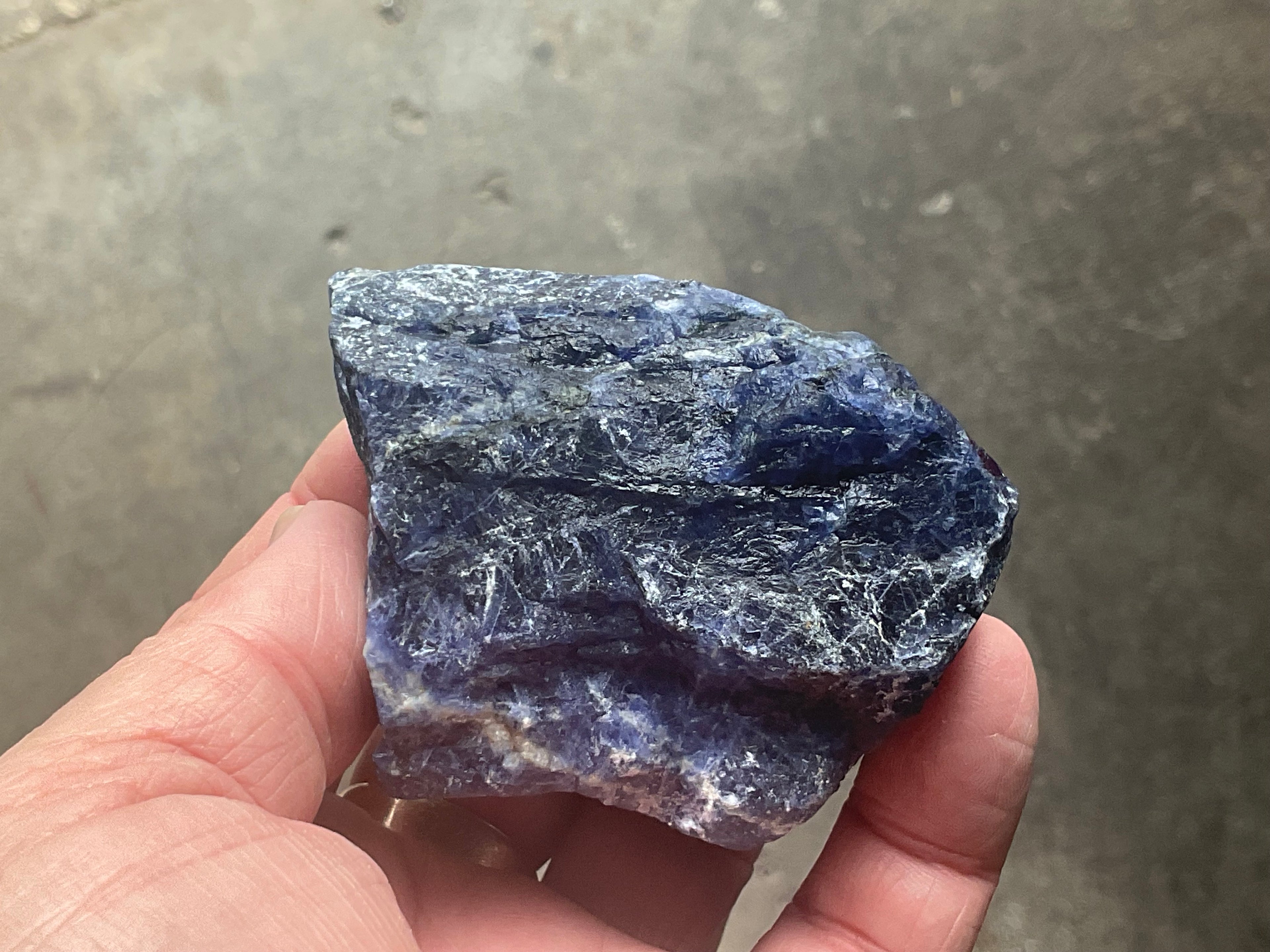 158g Sodalite Rough Piece 1B
