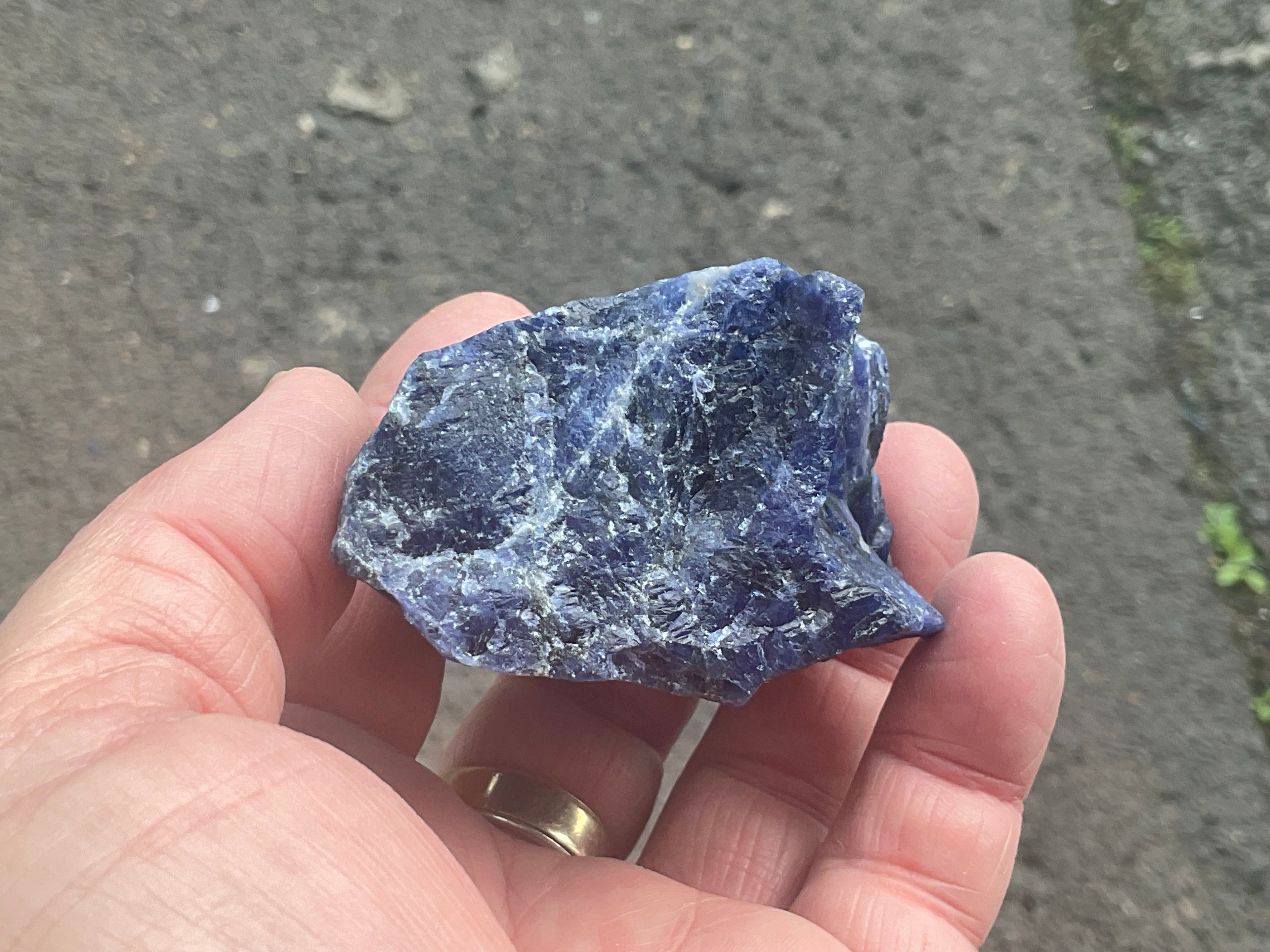 158g Sodalite Rough Piece 1B