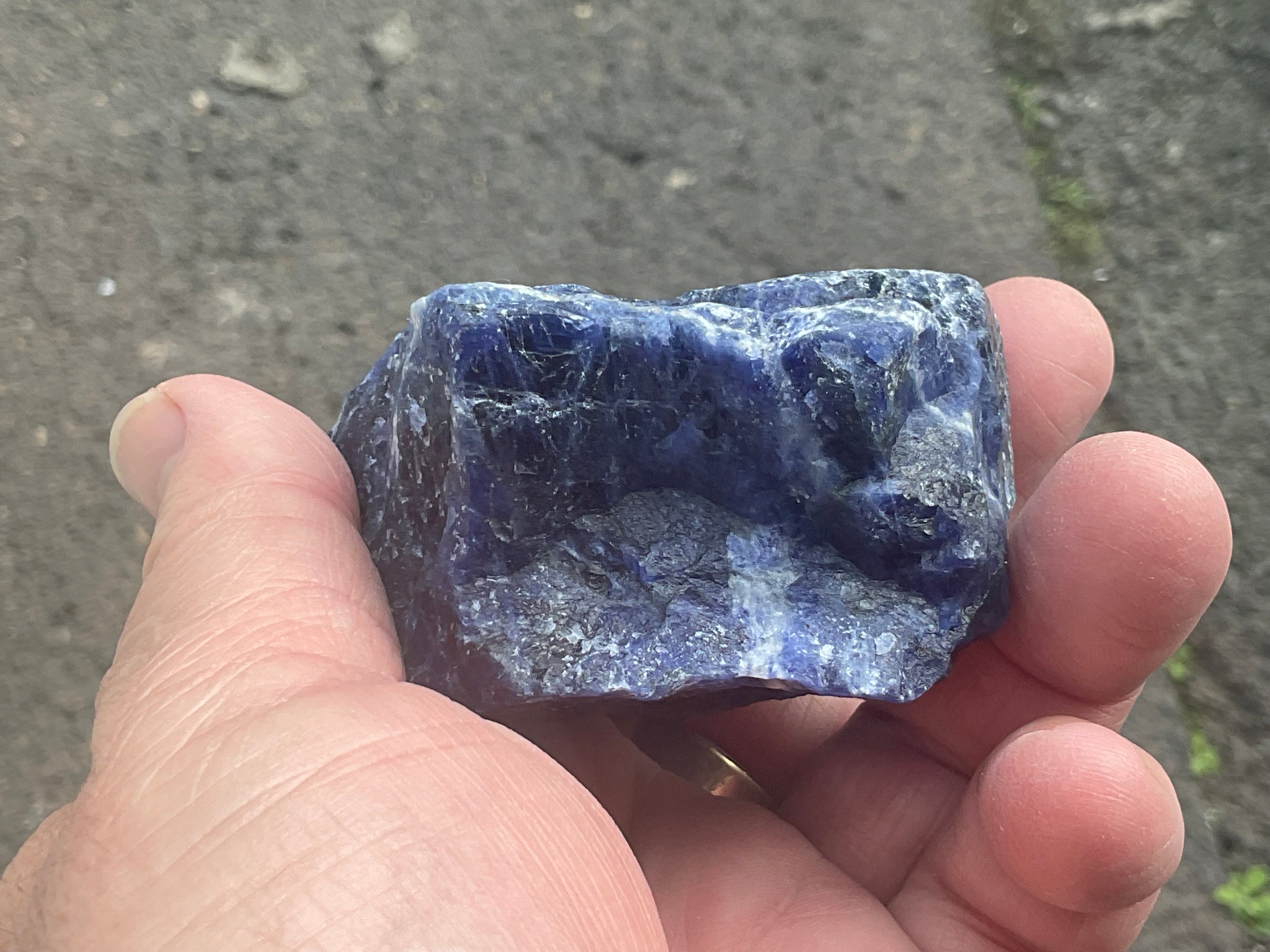 158g Sodalite Rough Piece 1B
