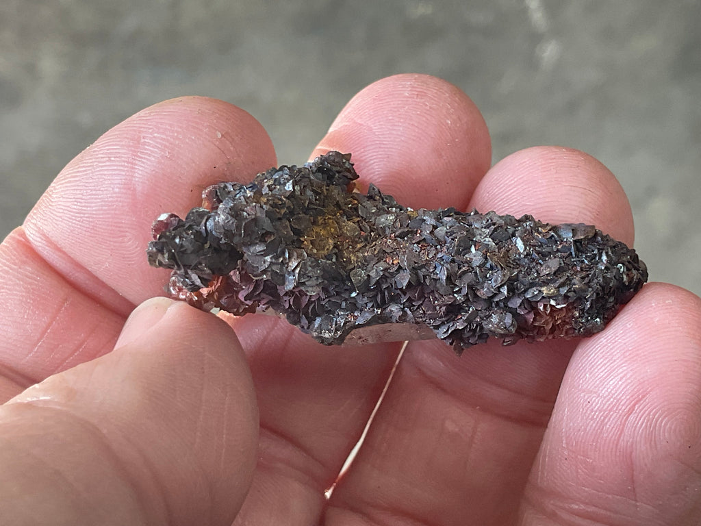 10g Double Terminated Self Healer Rose Hematite Coated Quartz Specimen