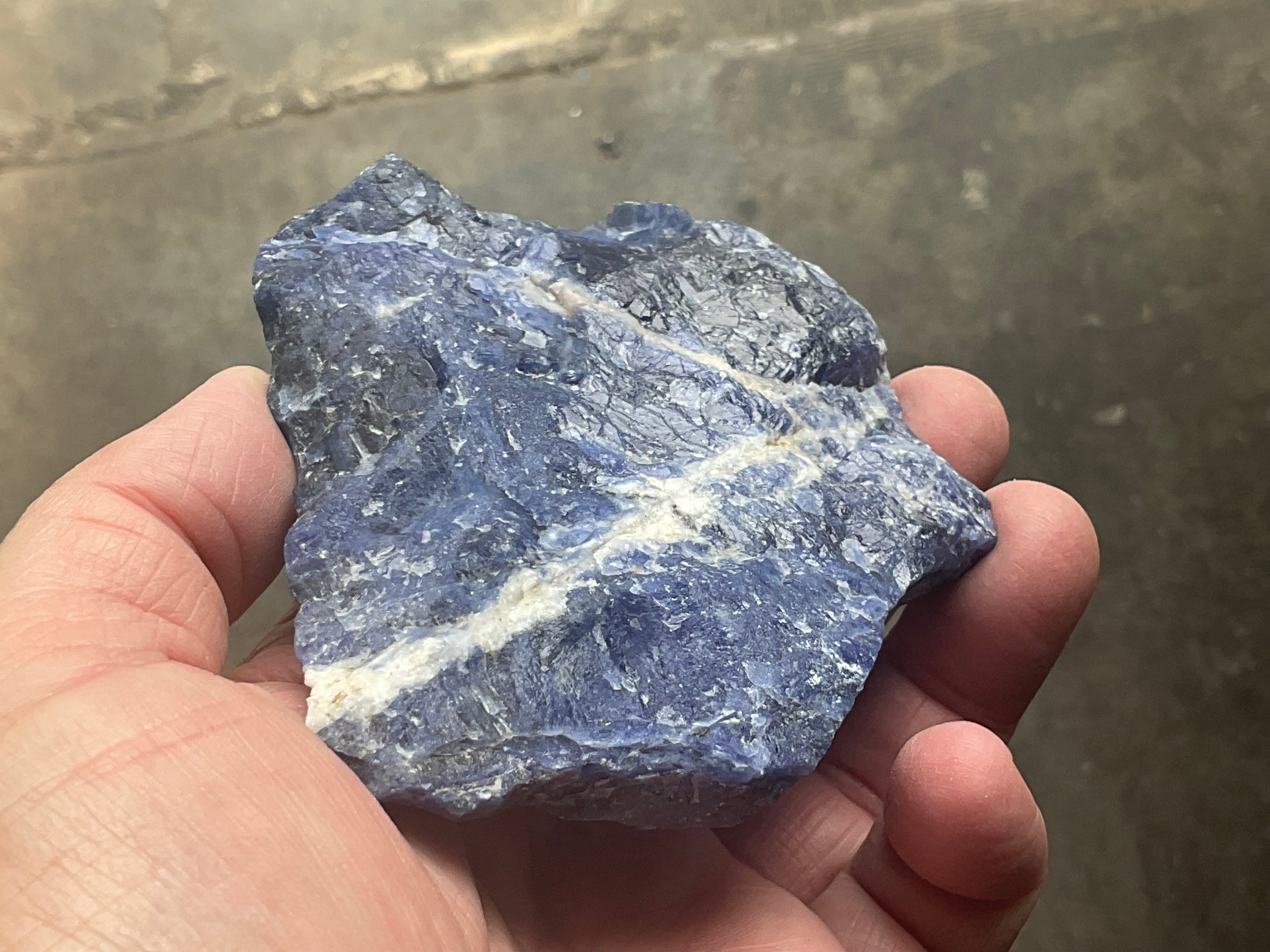 194g Sodalite Rough Piece 2B