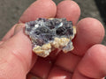 16g Phantom Cubic Fluorite with Calcite and Siderite Specimen 1A