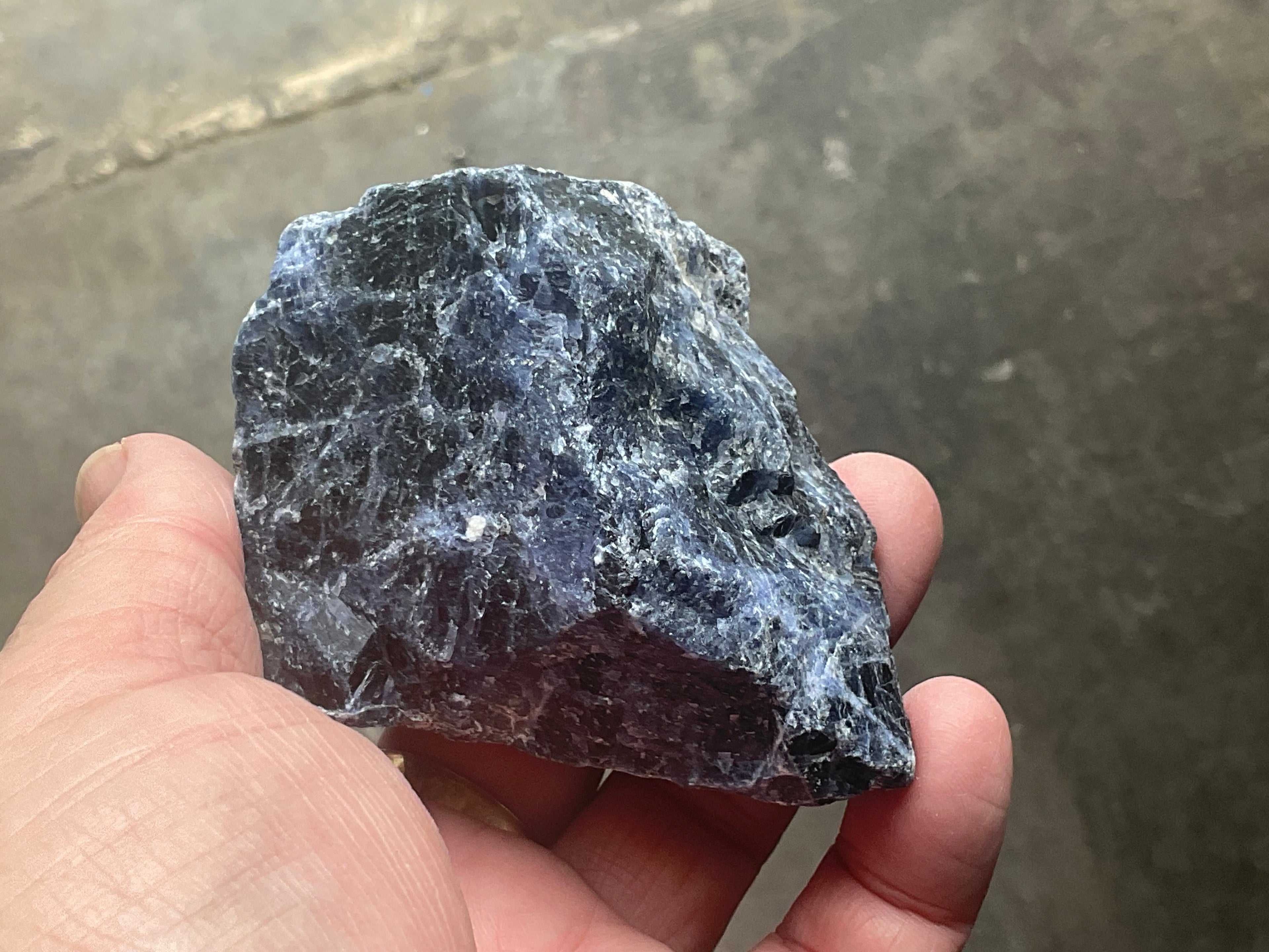 220g Sodalite Rough Piece 2C
