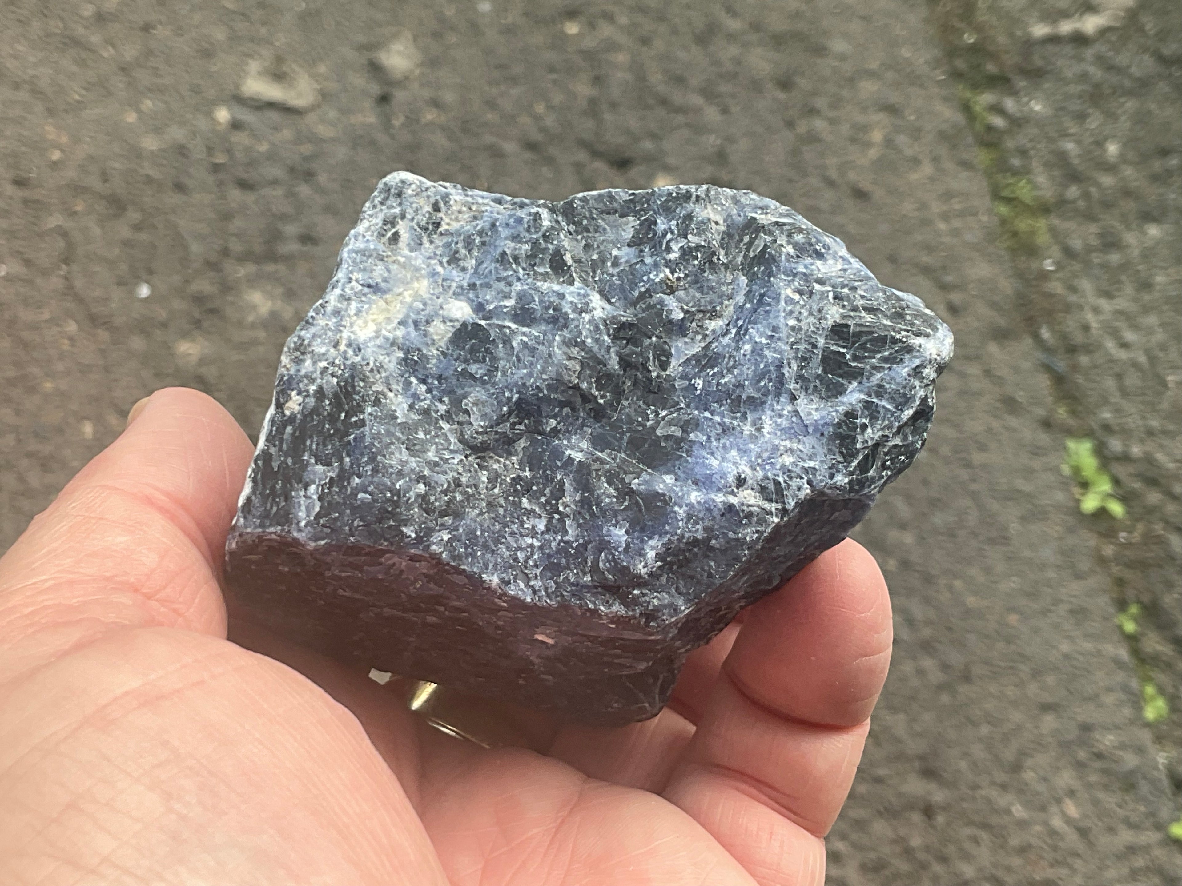 220g Sodalite Rough Piece 2C