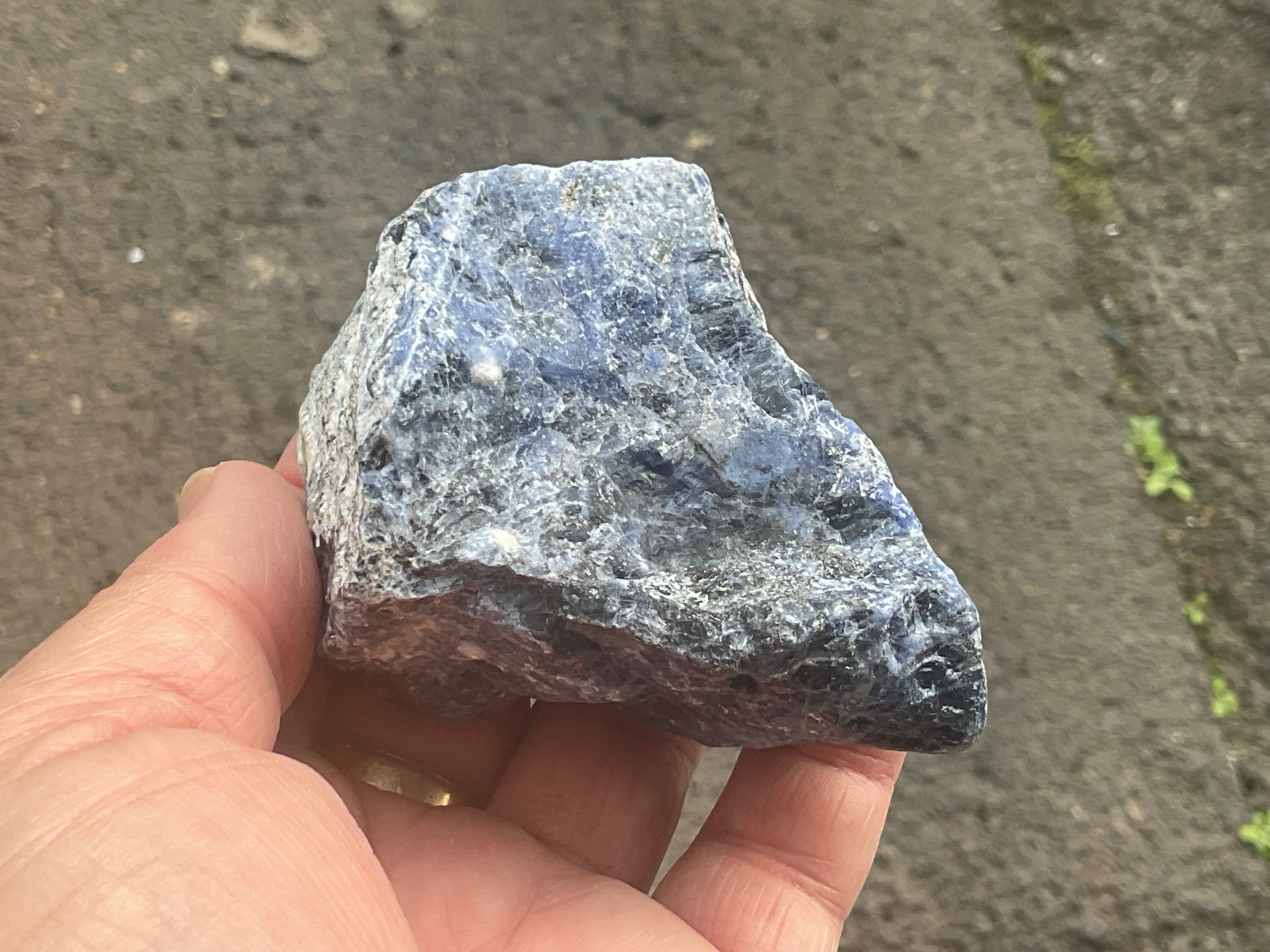220g Sodalite Rough Piece 2C