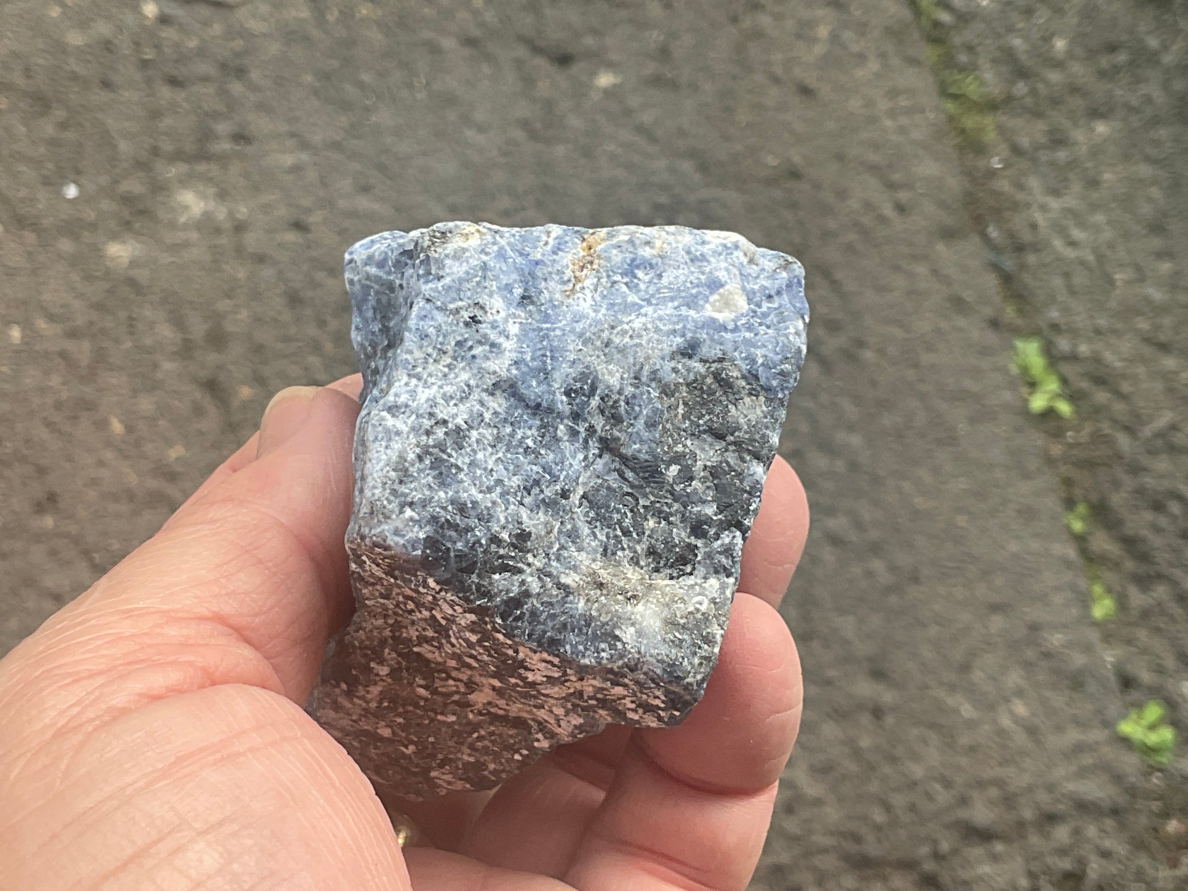 220g Sodalite Rough Piece 2C