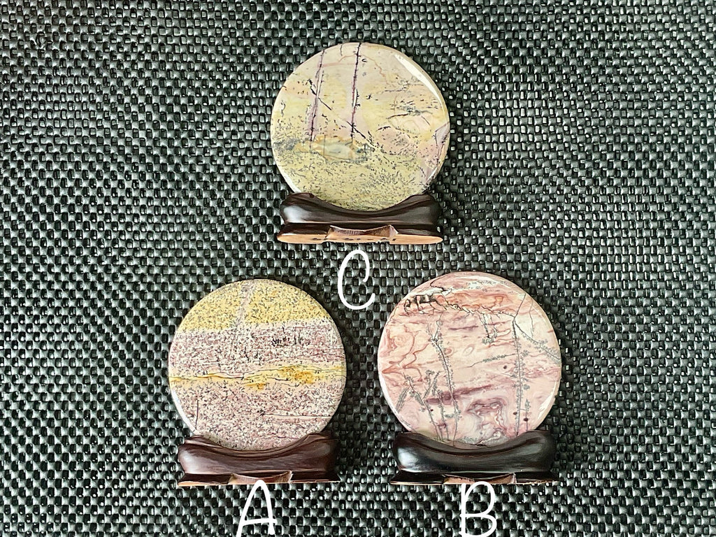 136g “Chinese Picture Jasper” display piece A