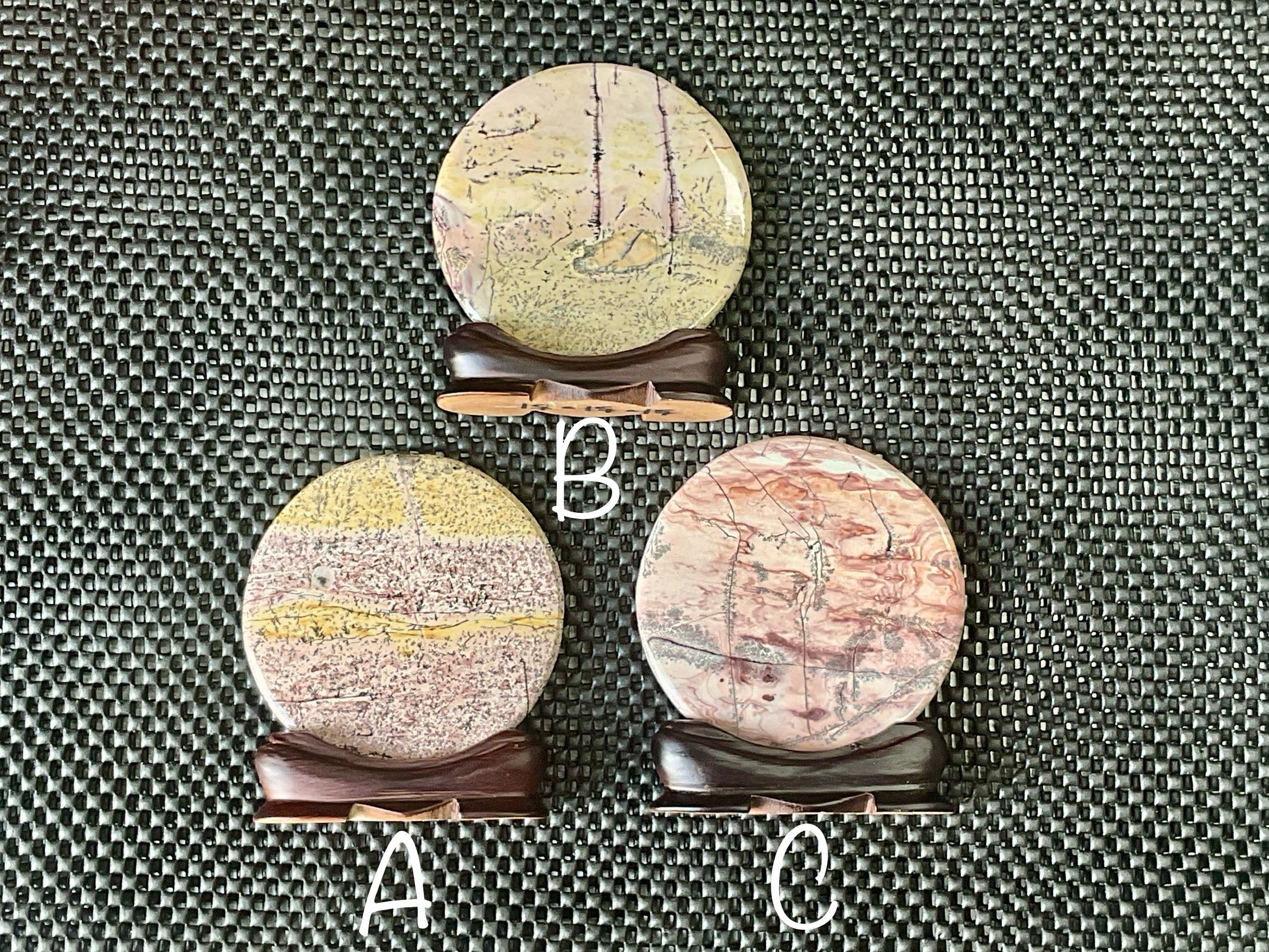 136g “Chinese Picture Jasper” display piece A