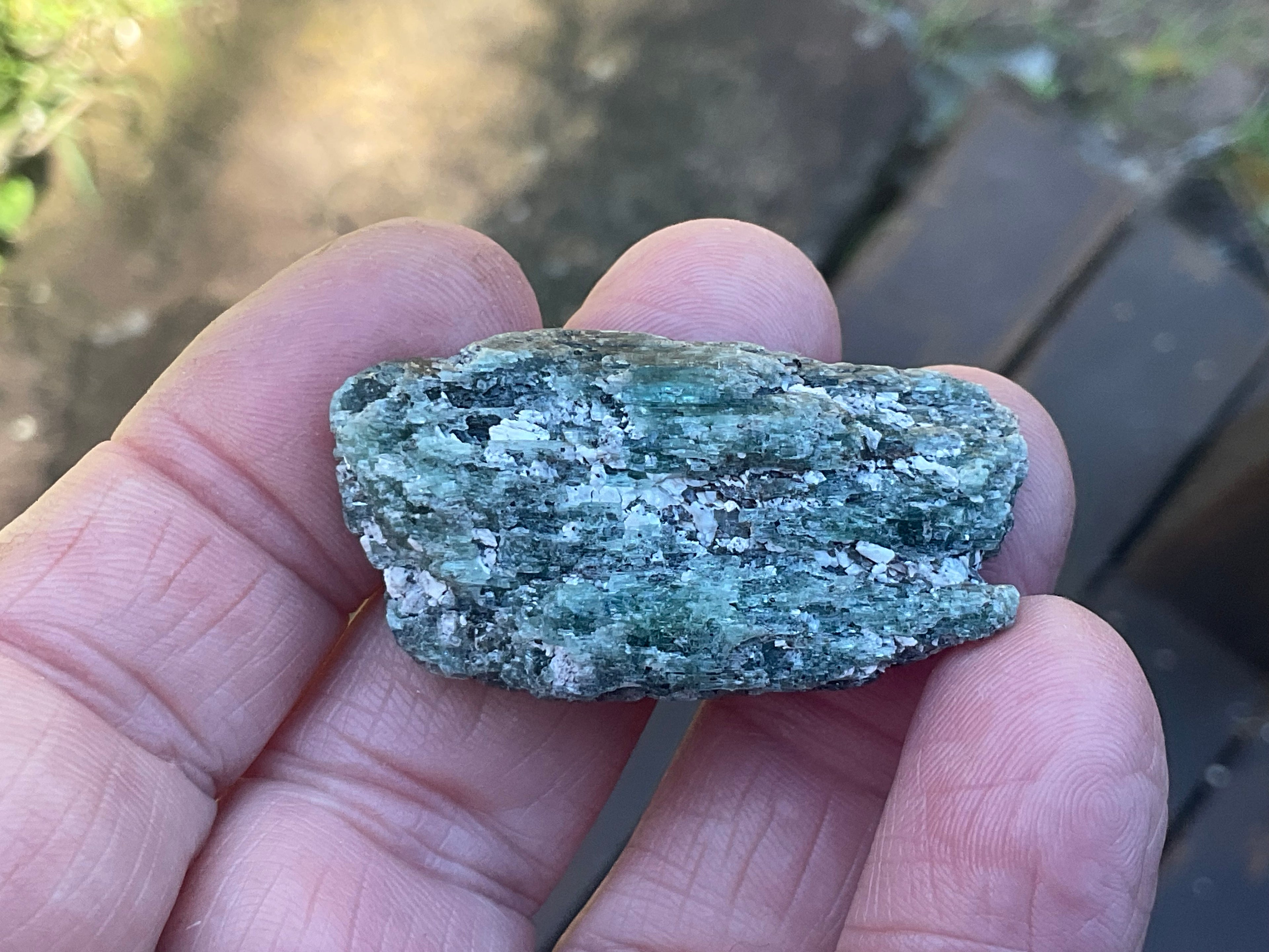 18g Dark Green Pakistan Kyanite Rough 2B