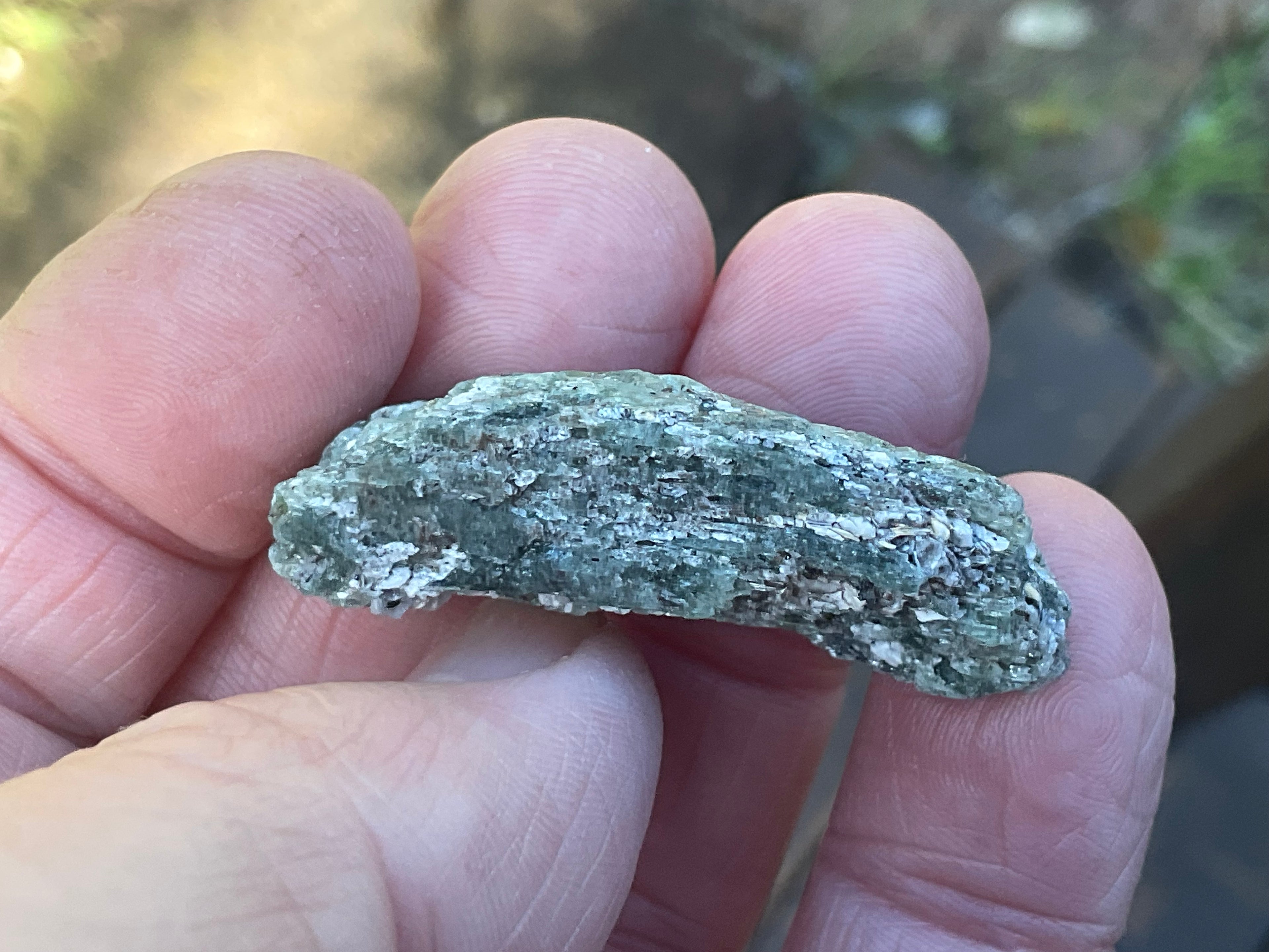 18g Dark Green Pakistan Kyanite Rough 2B