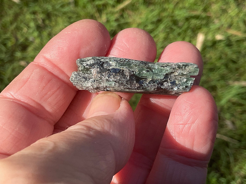 18g Dark Green Pakistan Kyanite + Rough 2C