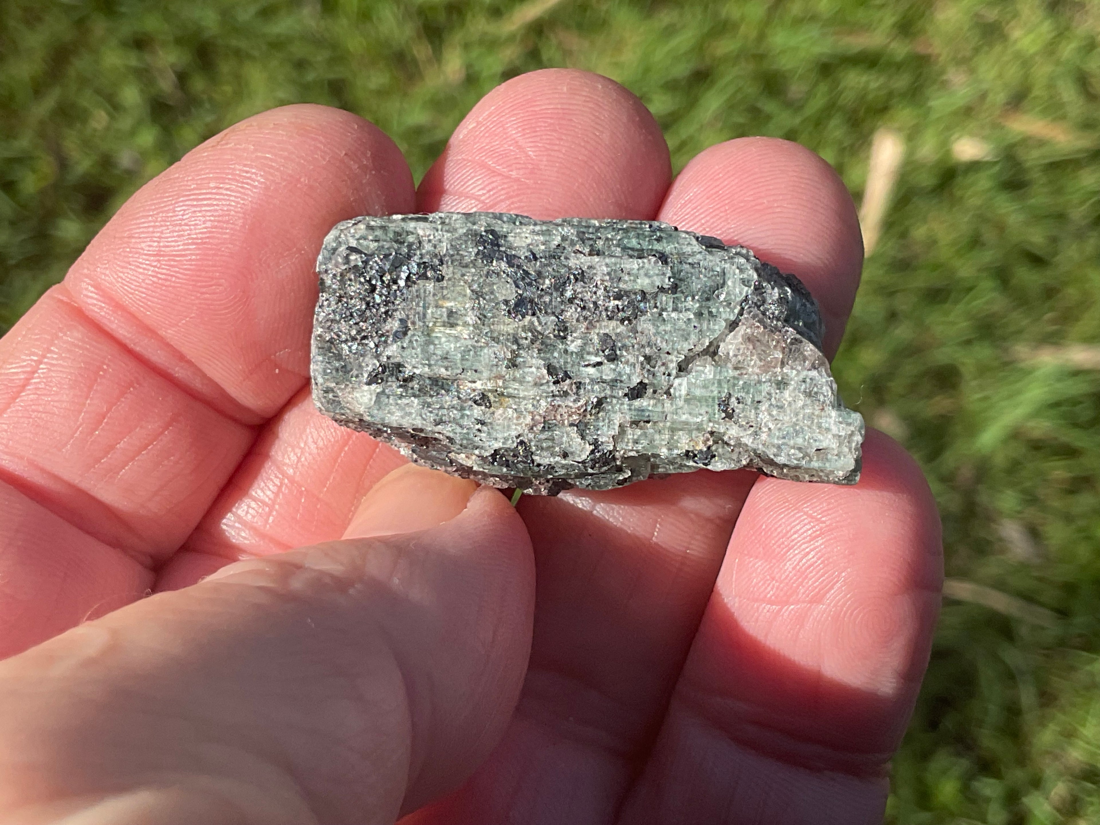 18g Dark Green Pakistan Kyanite + Rough 2C