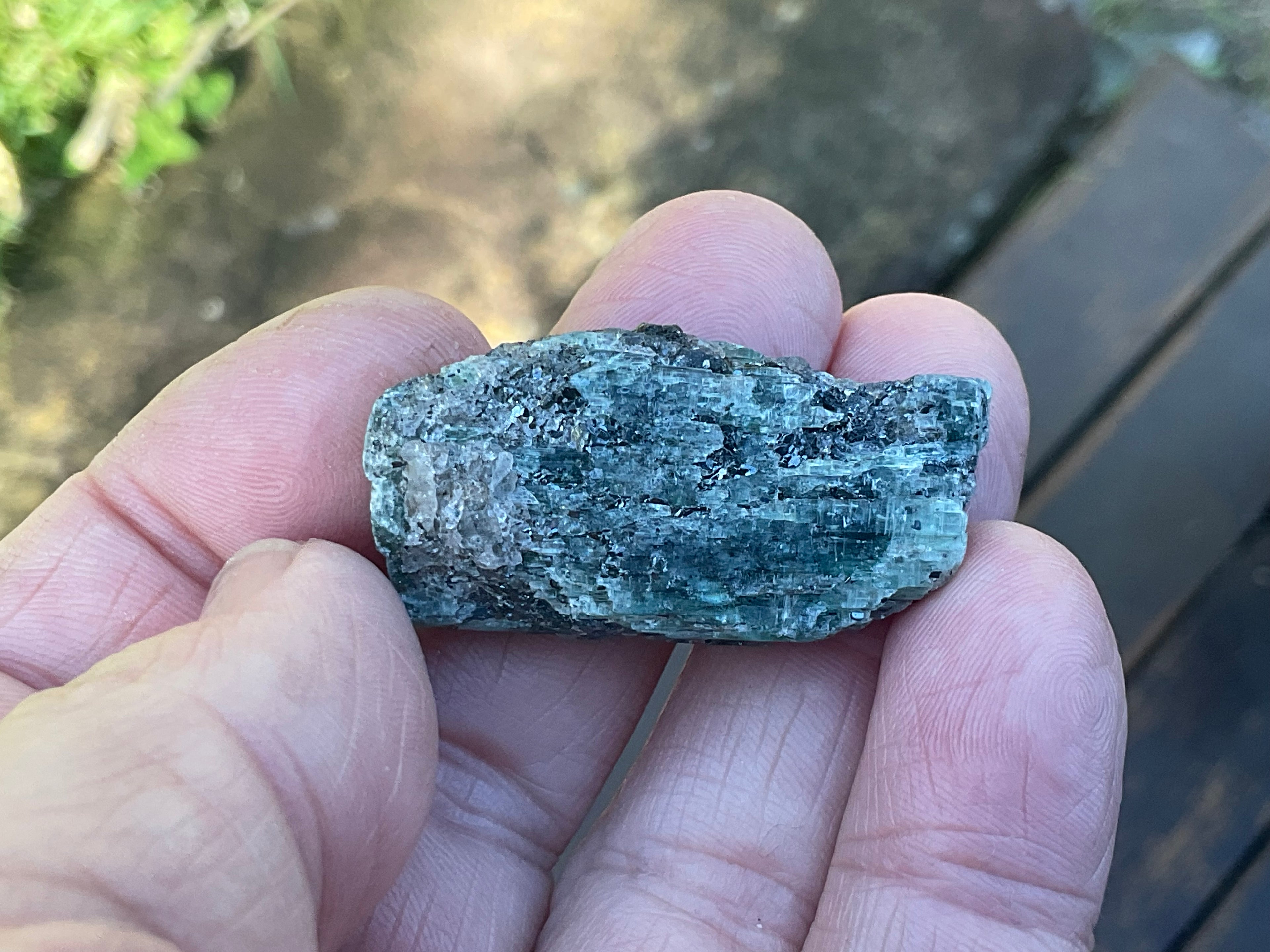 18g Dark Green Pakistan Kyanite + Rough 2C