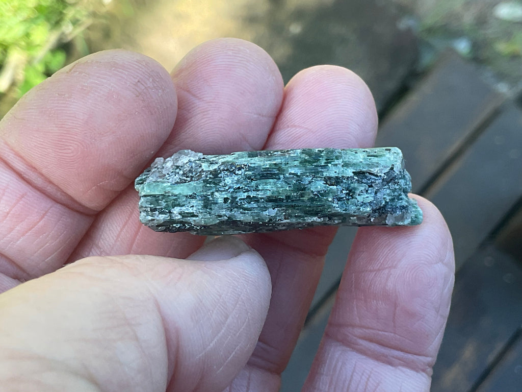 18g Dark Green Pakistan Kyanite + Rough 2C