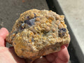 368g Phantom Cubic Fluorite with Calcite and Siderite Specimen 2C
