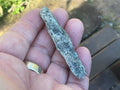 18g Dark Green Pakistan Kyanite + Rough 3C