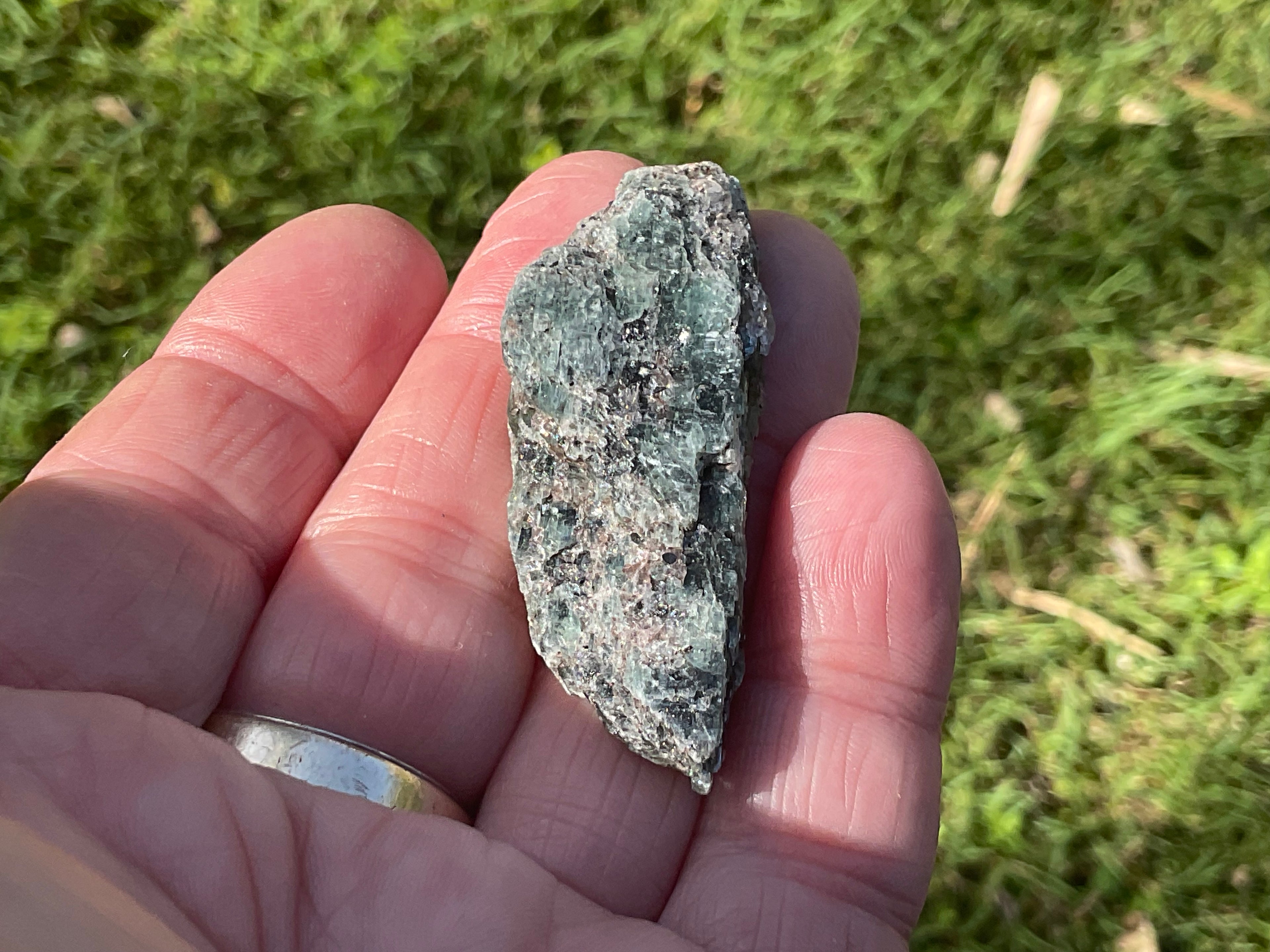 20g Dark Green Pakistan Kyanite + Rough 4A