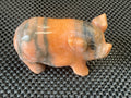 542g Sunstone Pig Carving