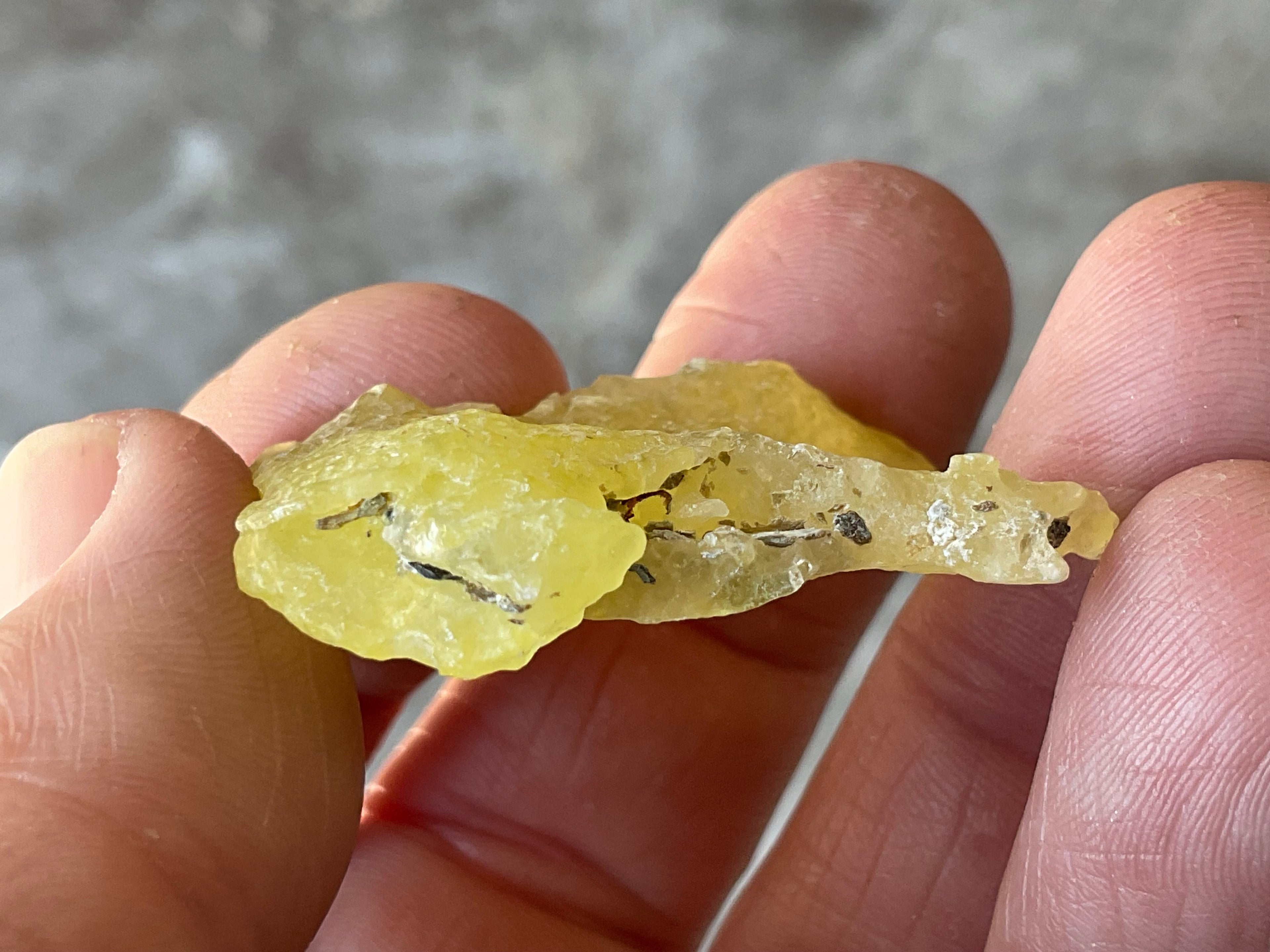 8g Pakistan Yellow Brucite Specimen 4A