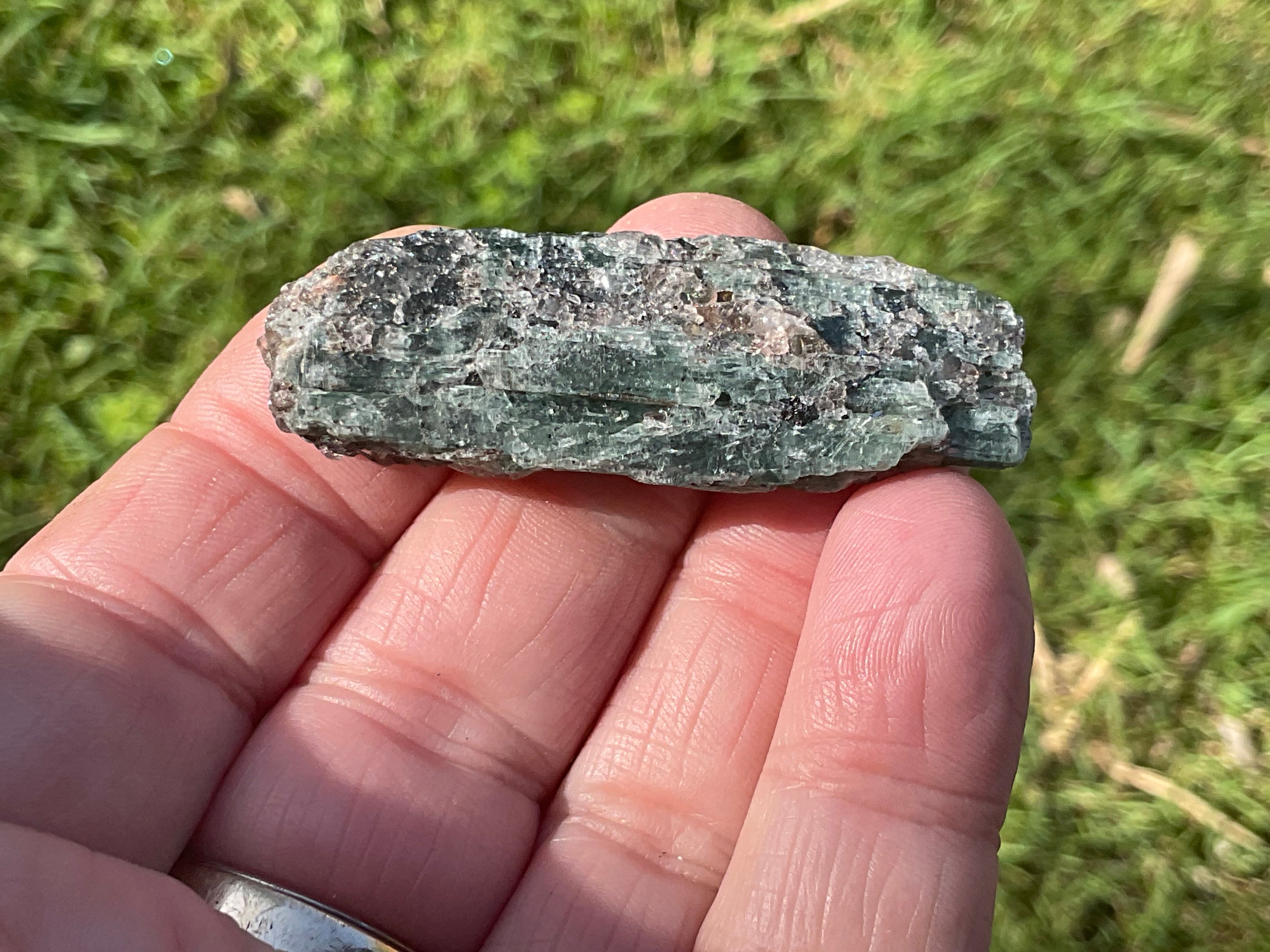20g Dark Green Pakistan Kyanite + Rough 4C