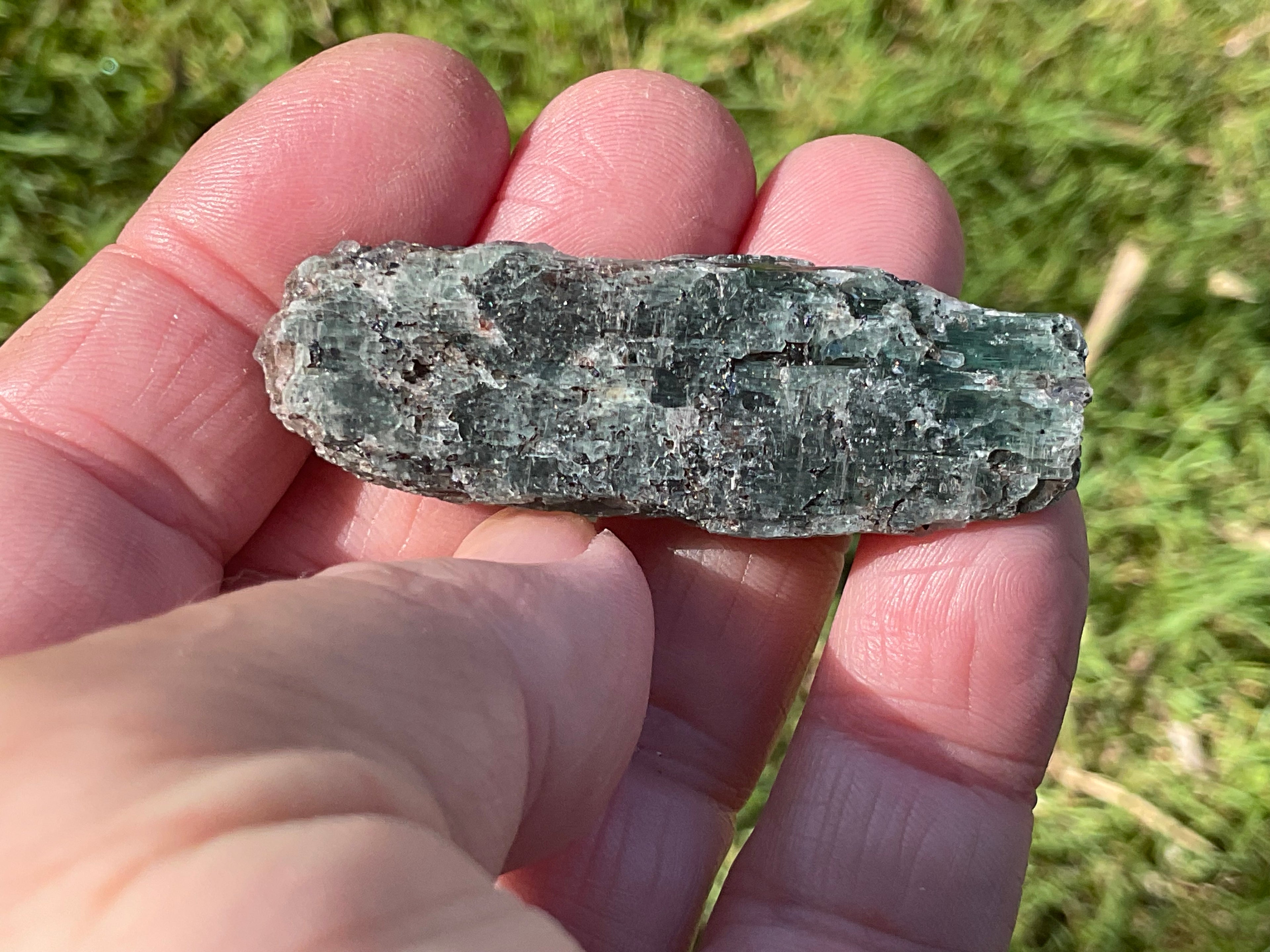 20g Dark Green Pakistan Kyanite + Rough 4C