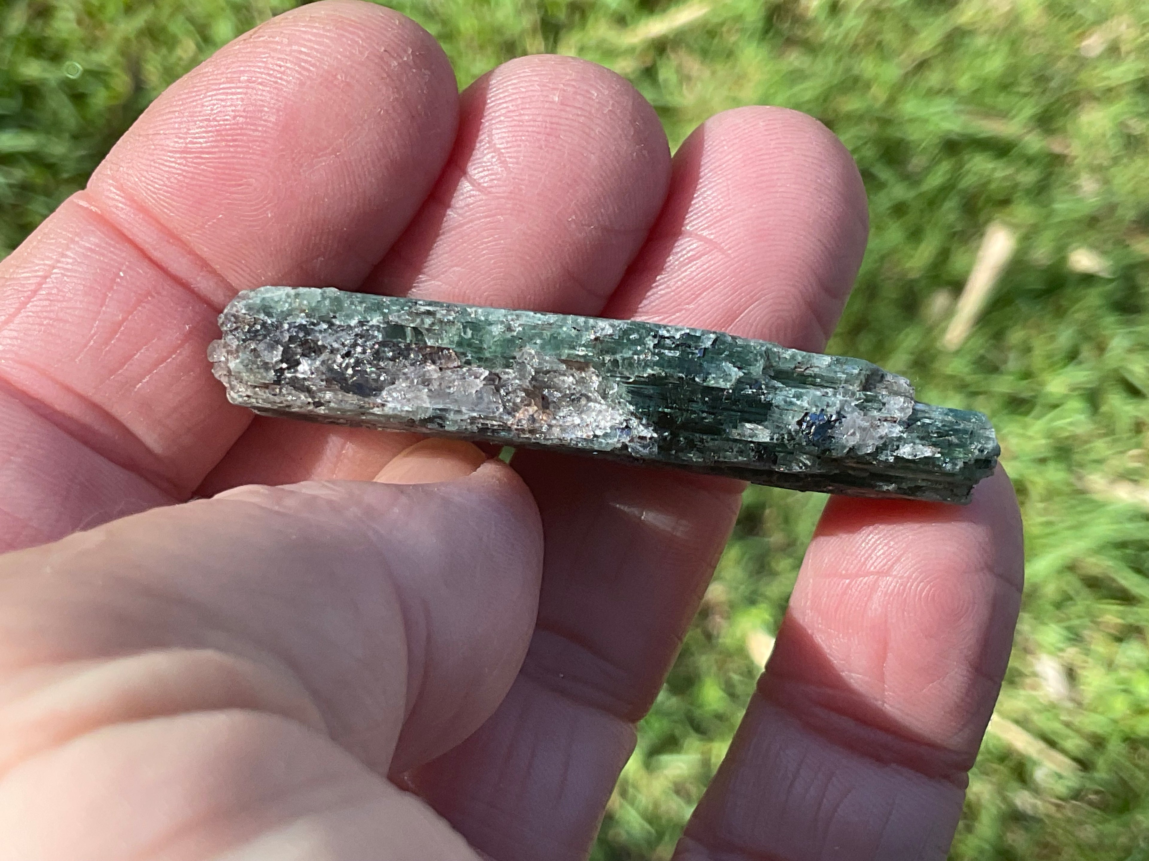 20g Dark Green Pakistan Kyanite + Rough 4C