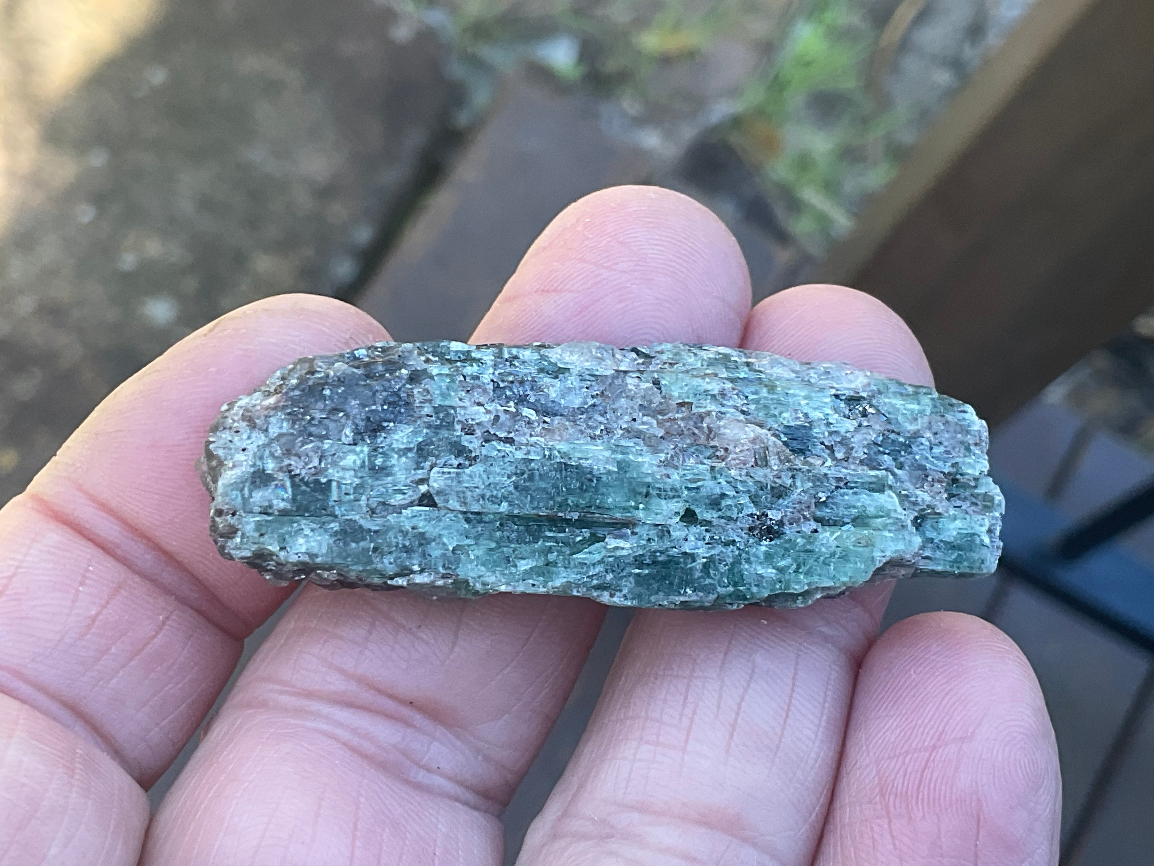 20g Dark Green Pakistan Kyanite + Rough 4C