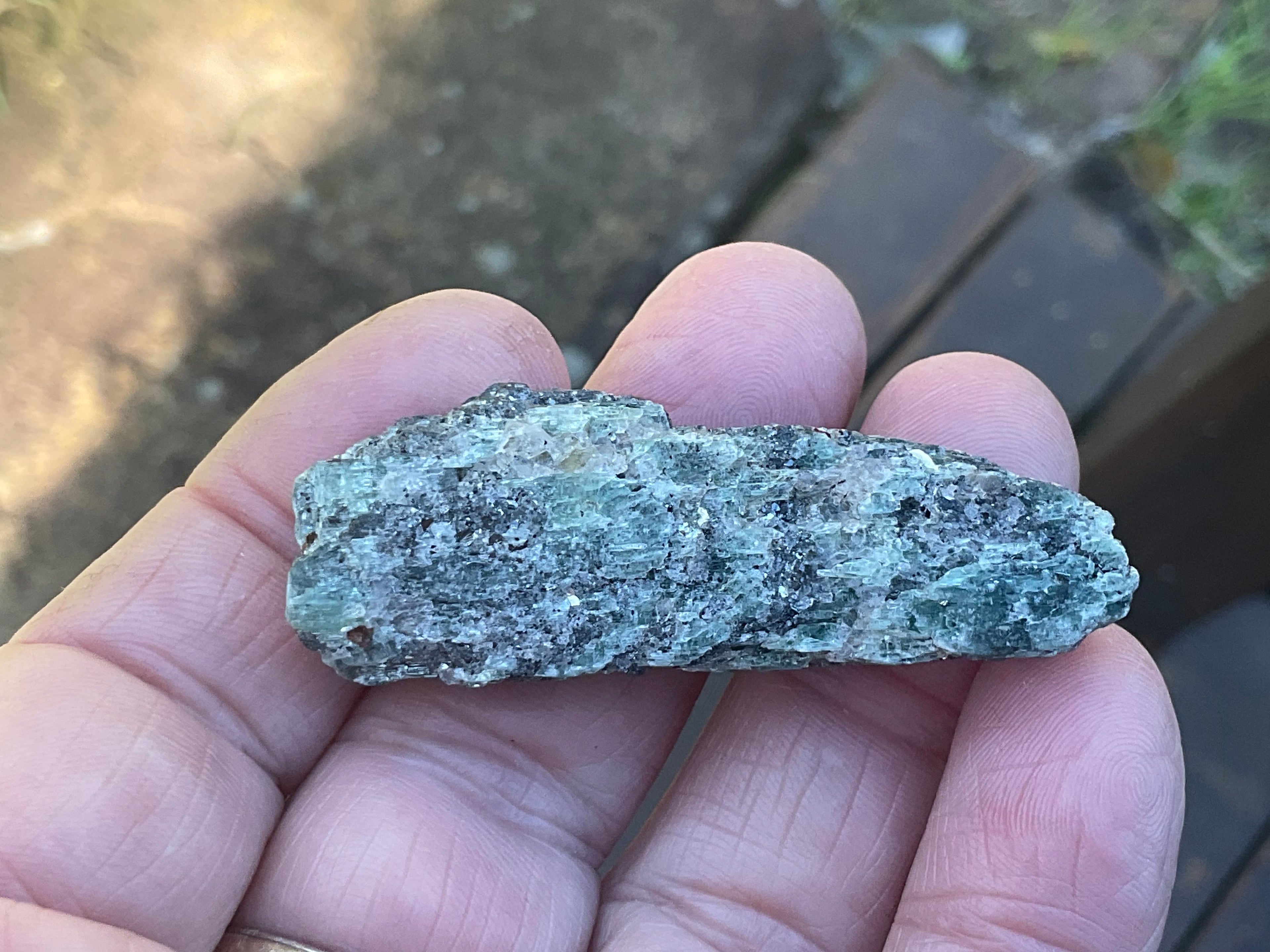 22g Dark Green Pakistan Kyanite + Rough 5B