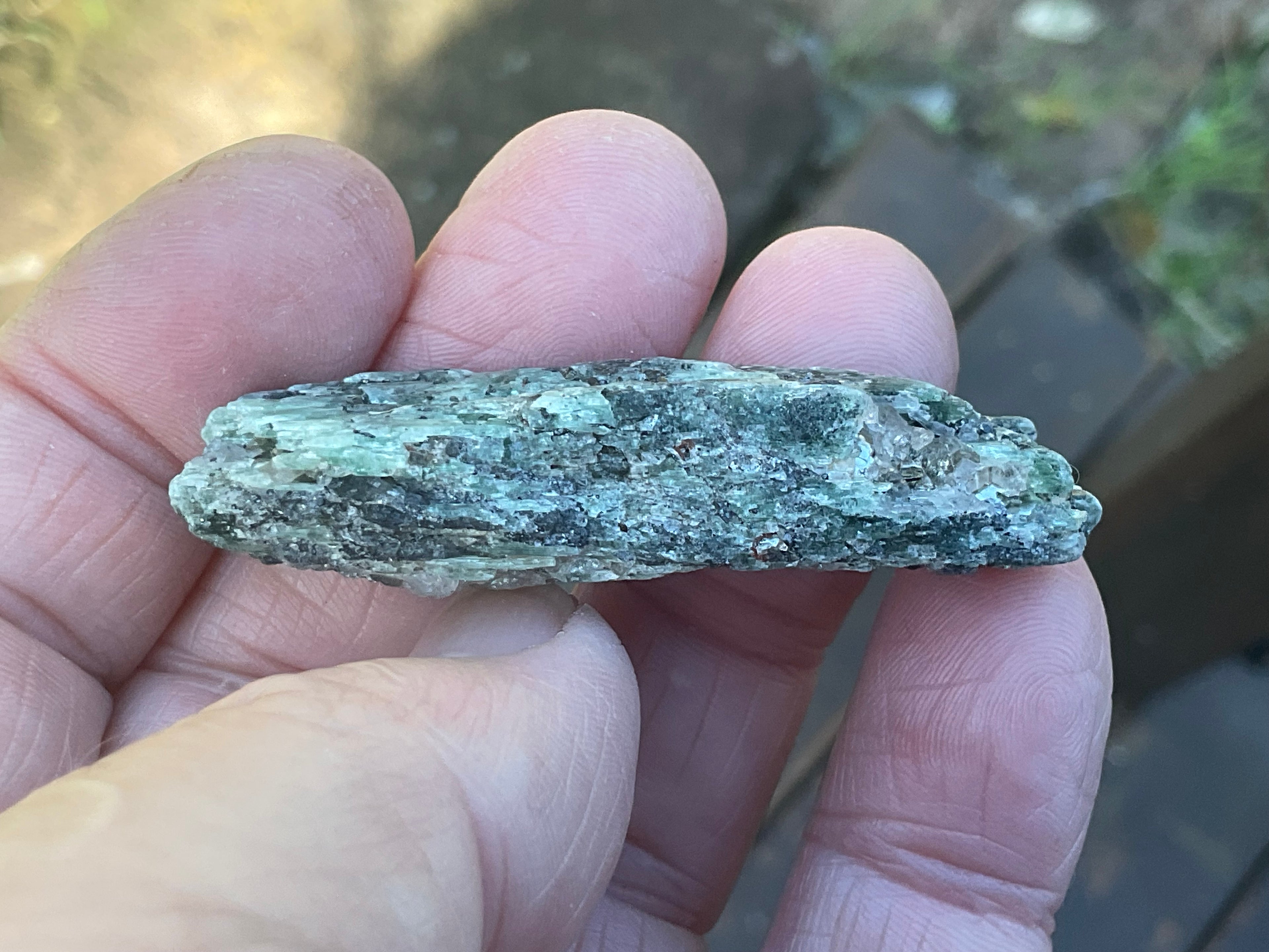 22g Dark Green Pakistan Kyanite + Rough 5B