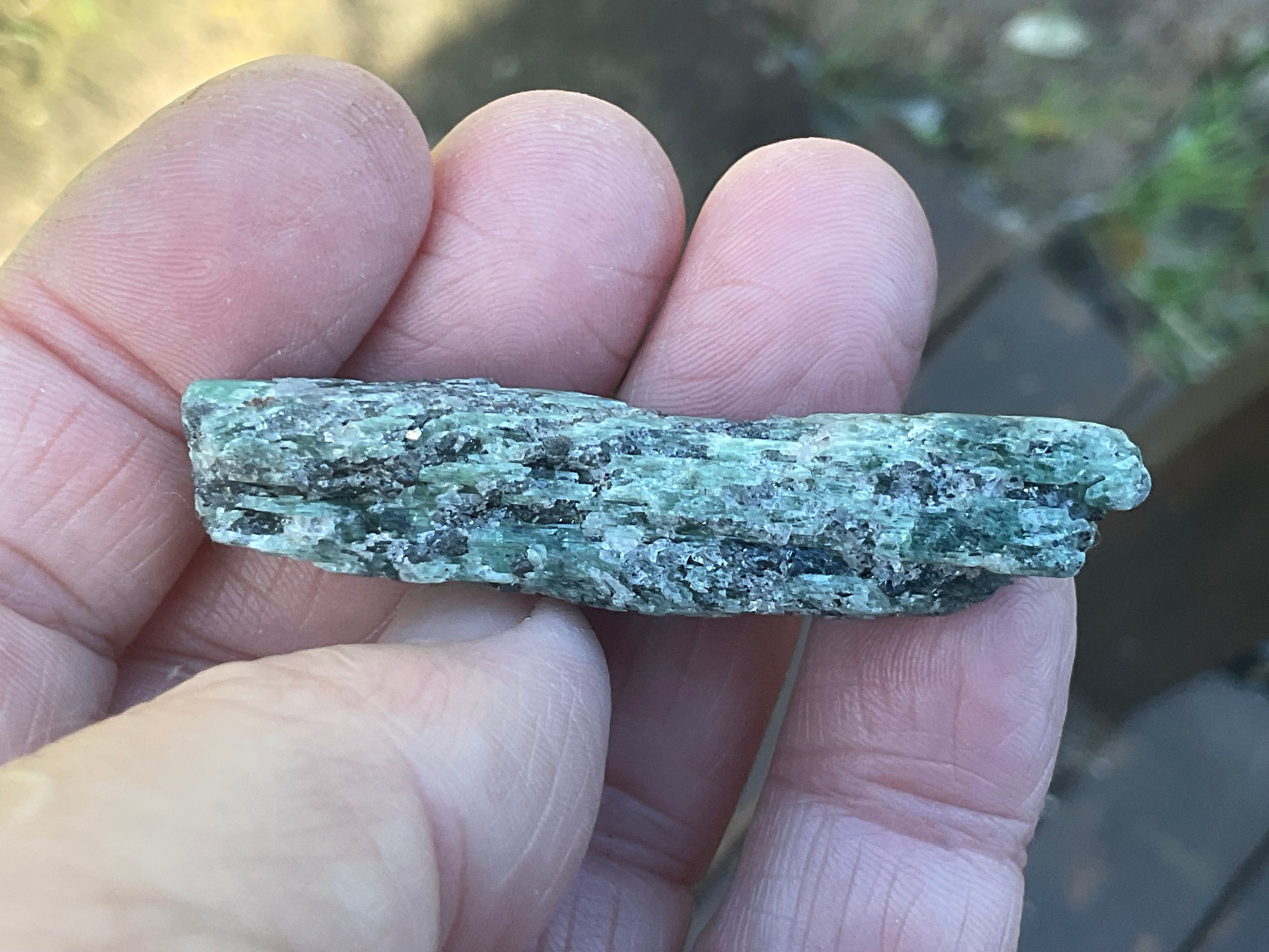22g Dark Green Pakistan Kyanite + Rough 5B