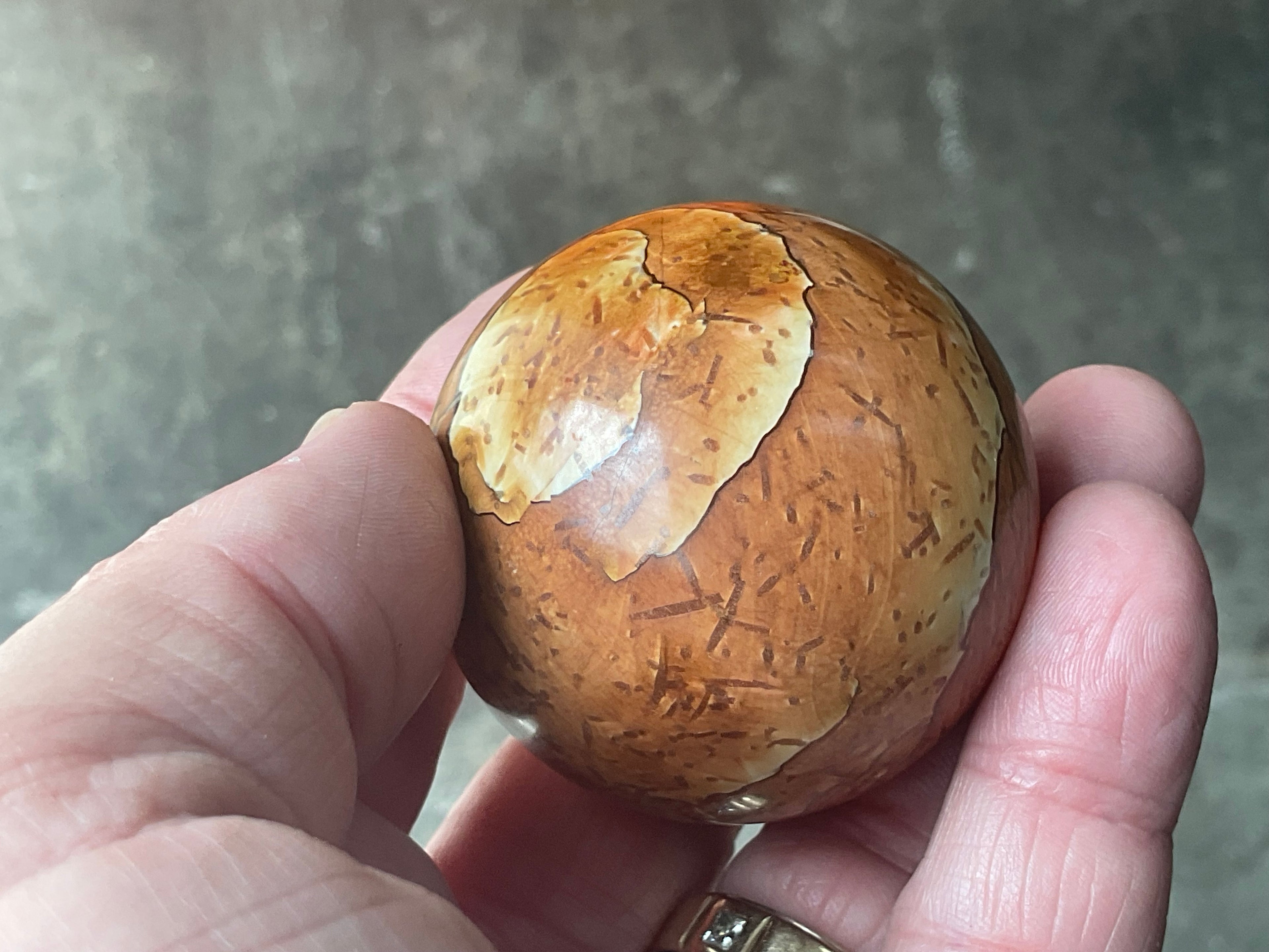 144g “Wood Jasper” Sphere A