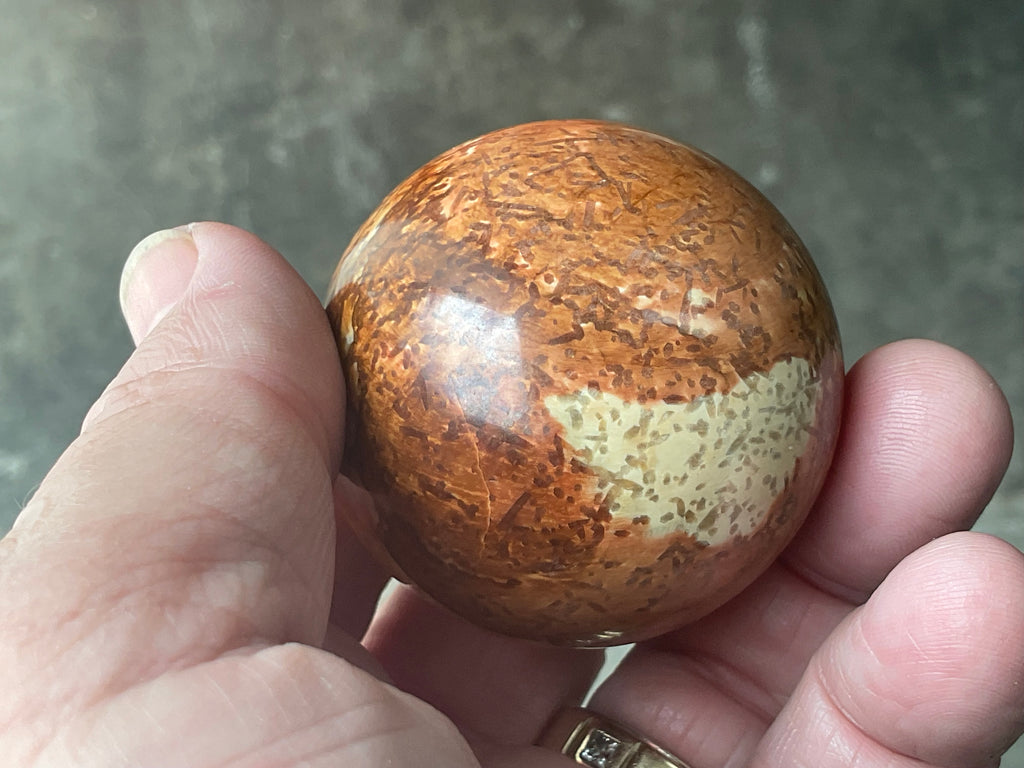 144g “Wood Jasper” Sphere A