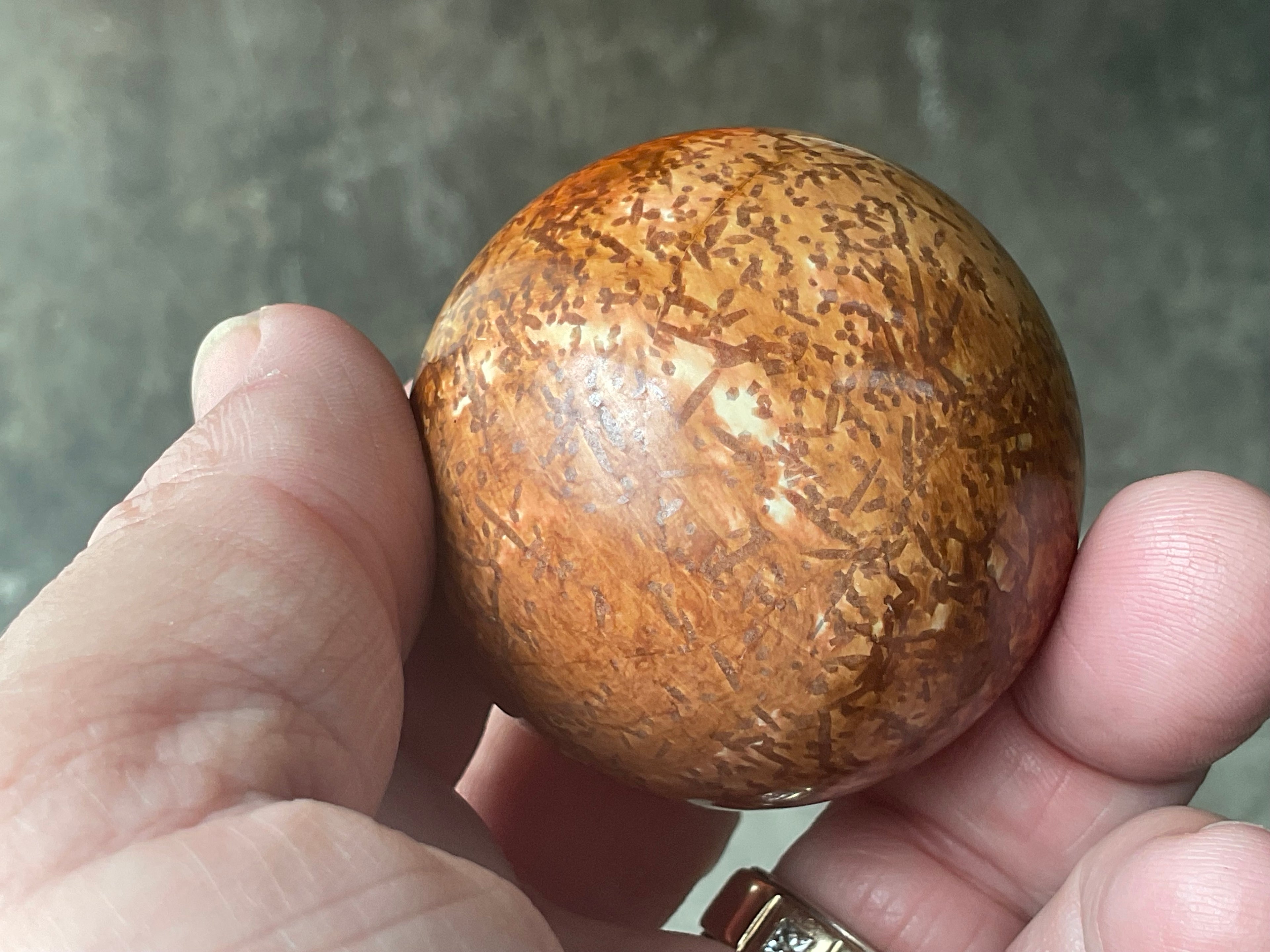 144g “Wood Jasper” Sphere A